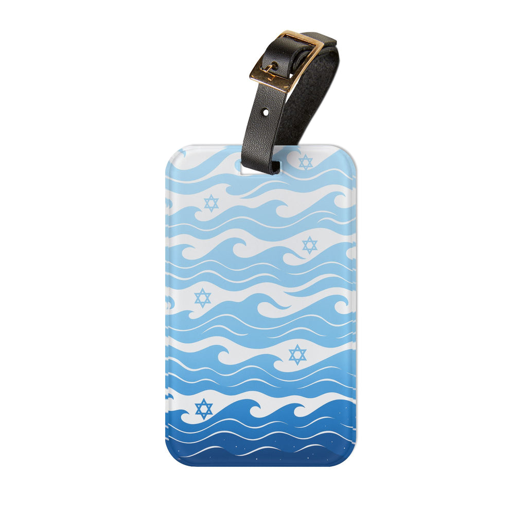 Waves Of The Land Luggage Tag - American Zionist