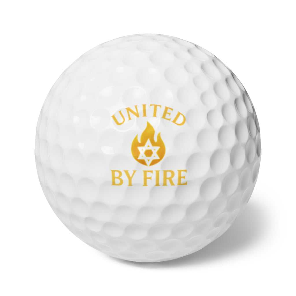 United By Fire Golf Balls, 6pcs - American Zionist