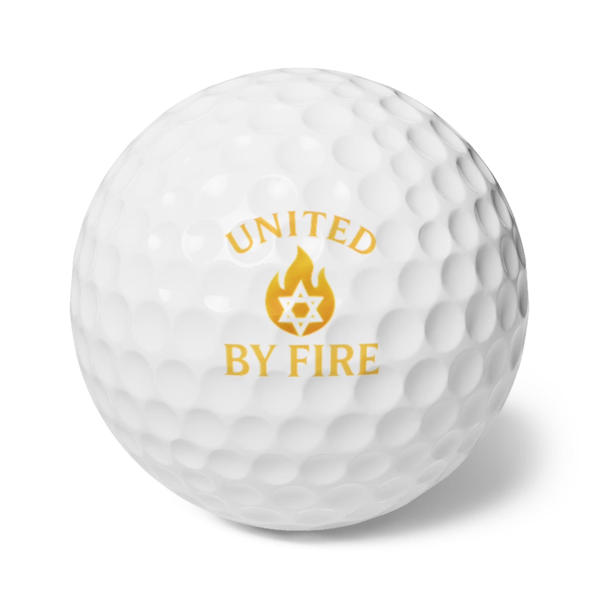 United By Fire Golf Balls, 6pcs - American Zionist