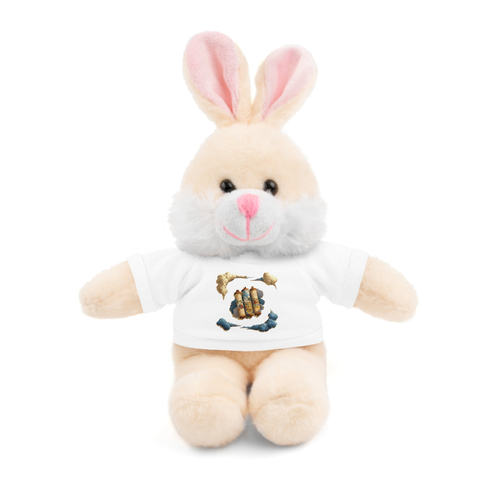 Cloudy Scroll Of Moses Stuffed Animals with Tee - American Zionist