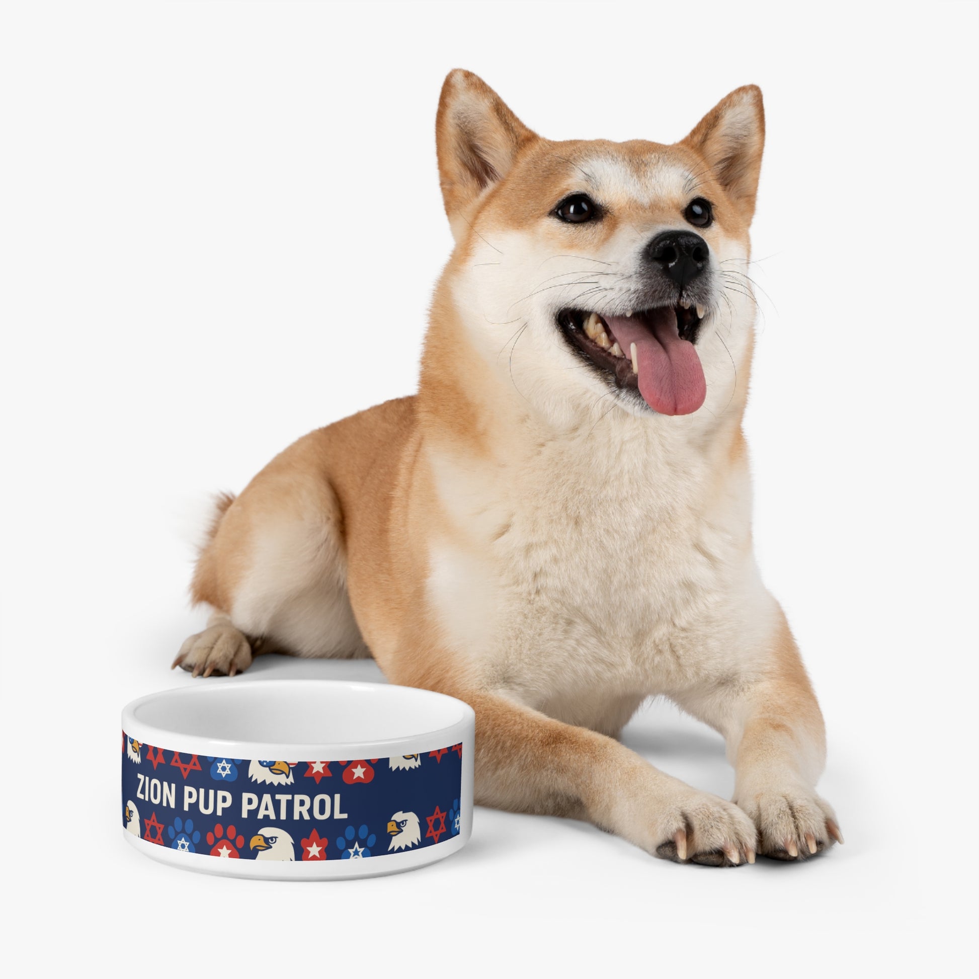 Zion Pup Patrol Pet Bowl 16oz - American Zionist