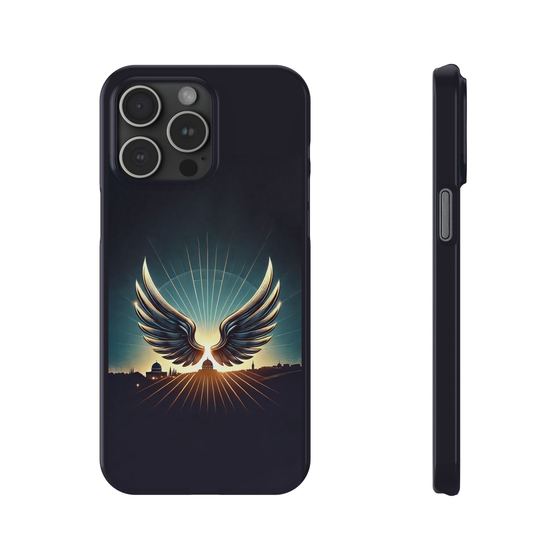 Sunset Wings Slim Phone Cases - American Zionist