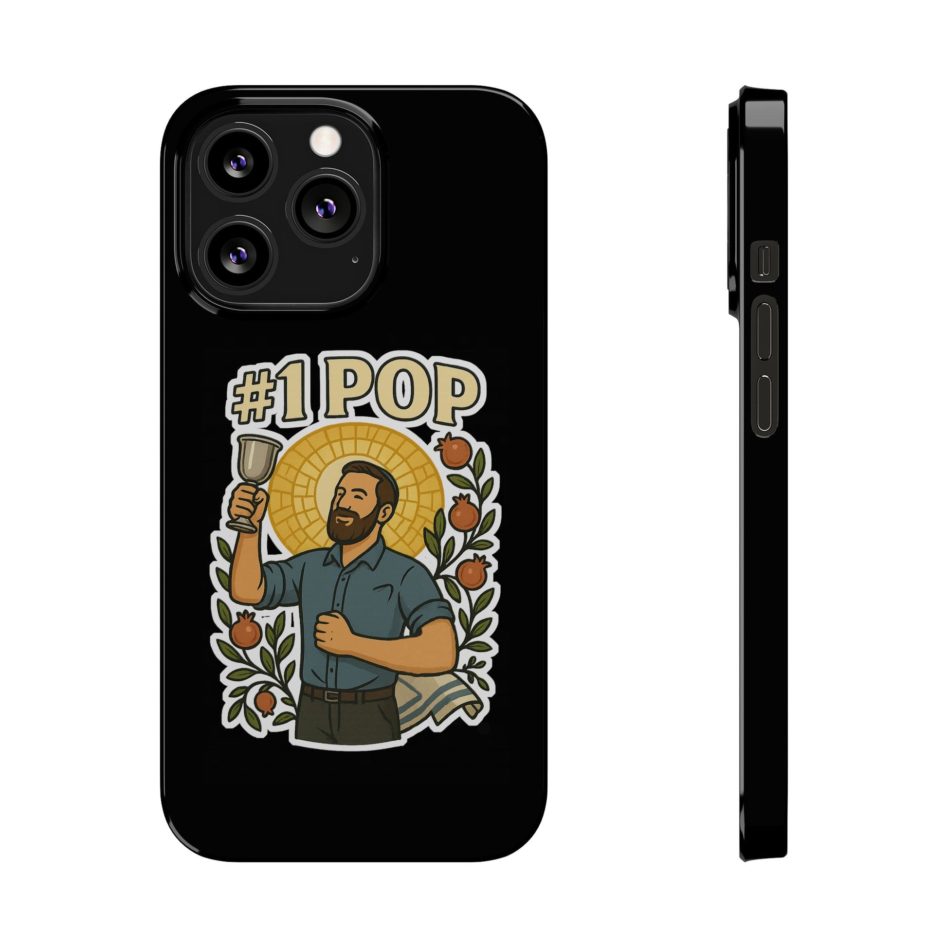 1 Pop Slim Phone Cases - American Zionist