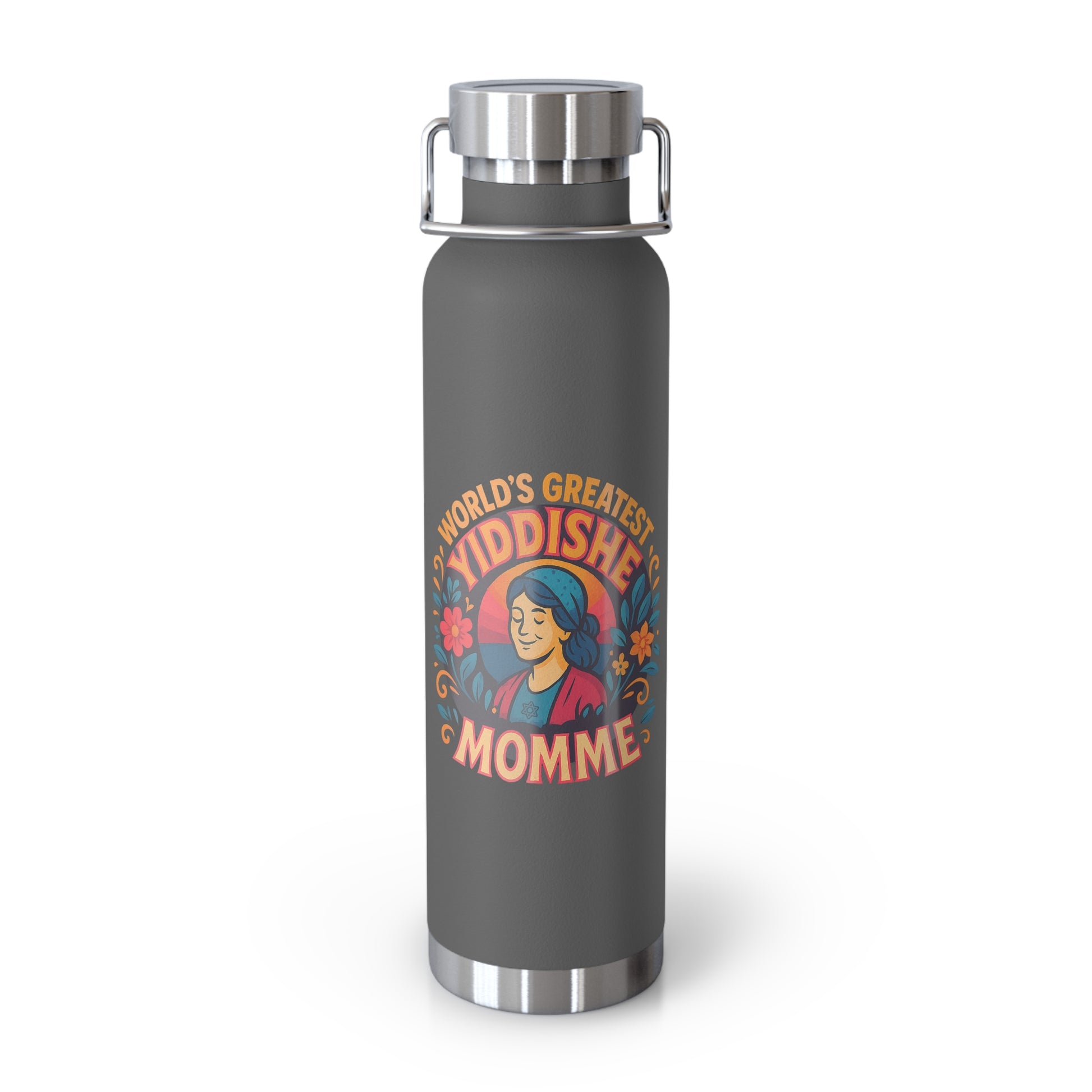 Yiddishe Momme Copper Vacuum Insulated Bottle, 22oz - American Zionist
