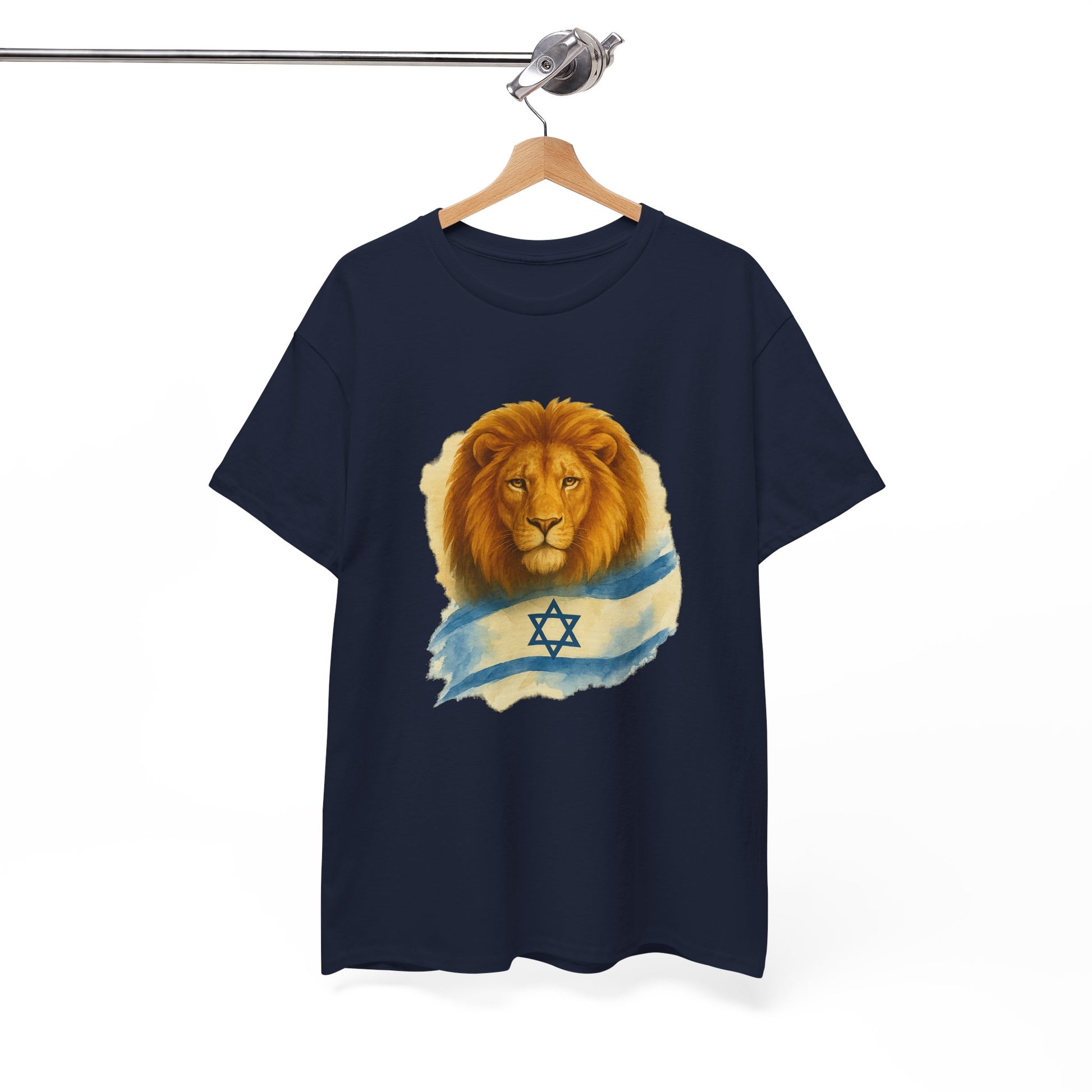 Lion Of Israel Unisex Heavy Cotton Tee - American Zionist