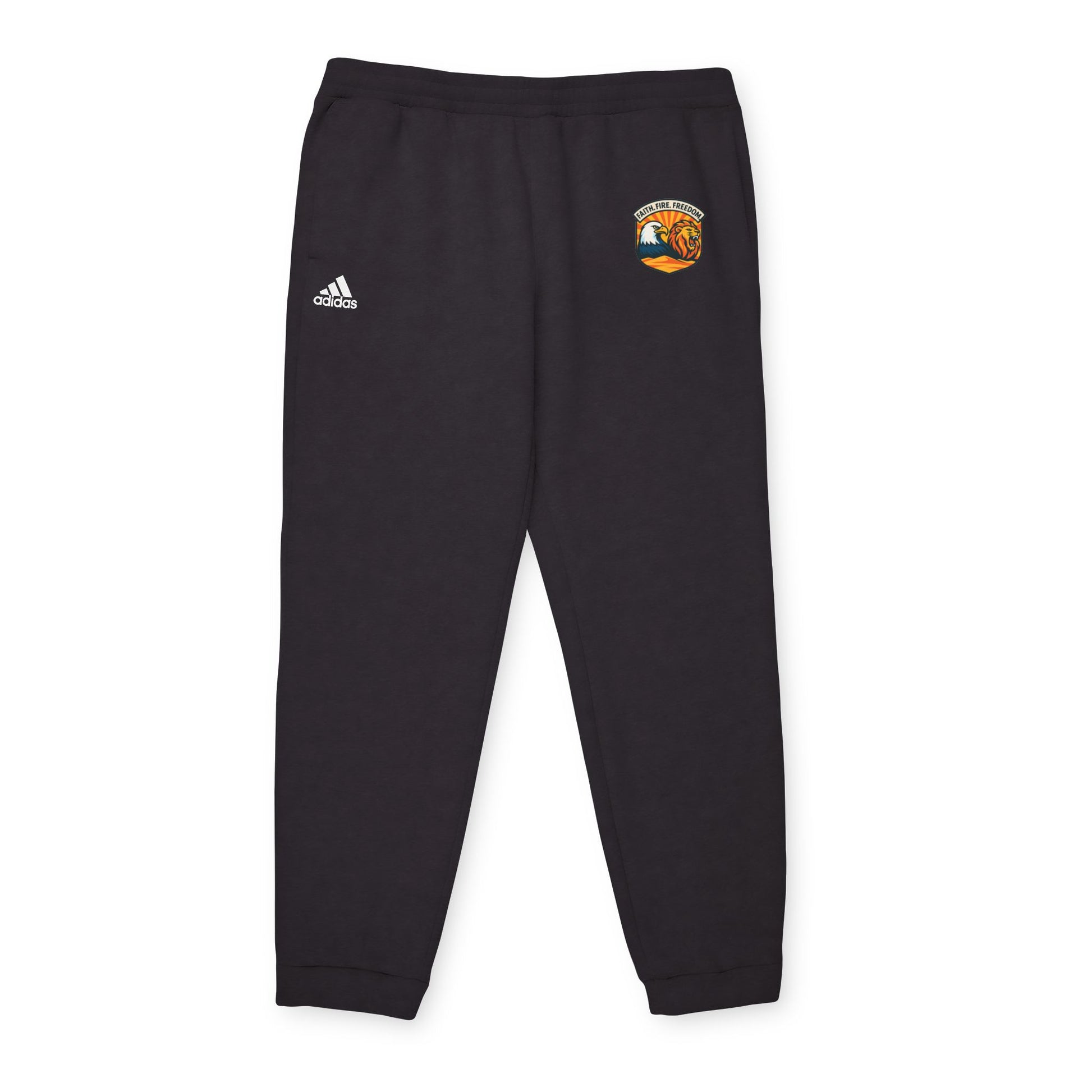 Lions Eagles Rise Adidas Unisex Fleece Joggers - American Zionist