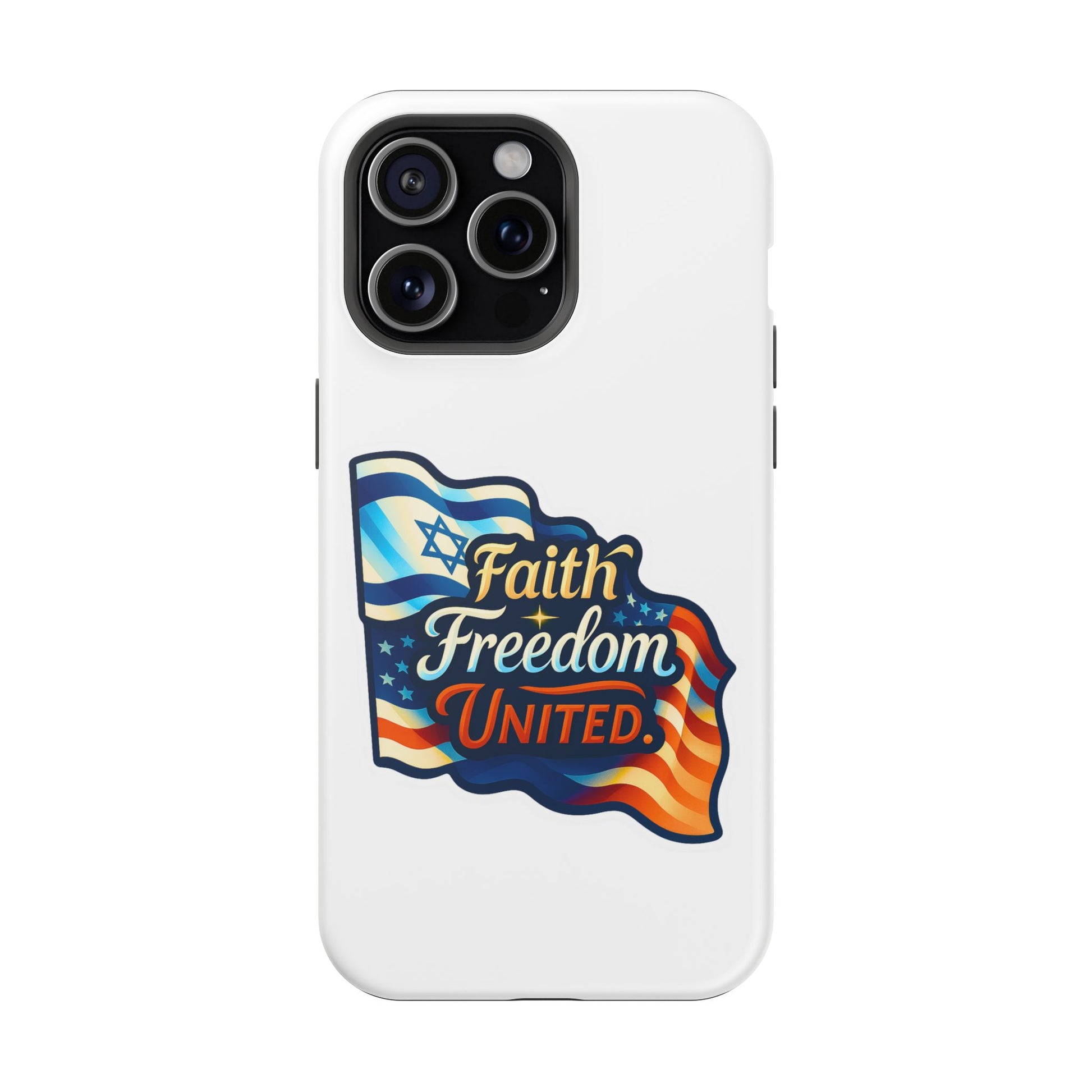 Faith Freedom United Magnetic Tough Cases - American Zionist