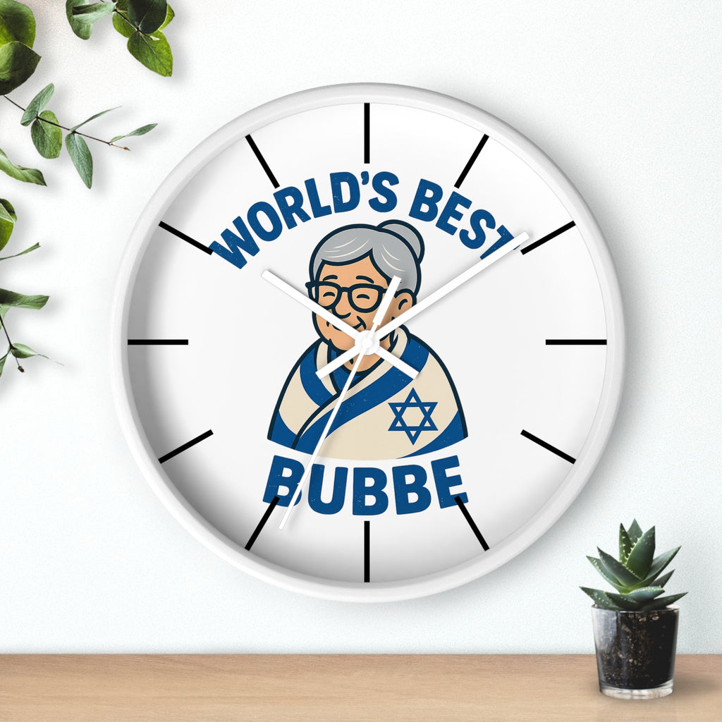 Best Bubbe Wall Clock - American Zionist