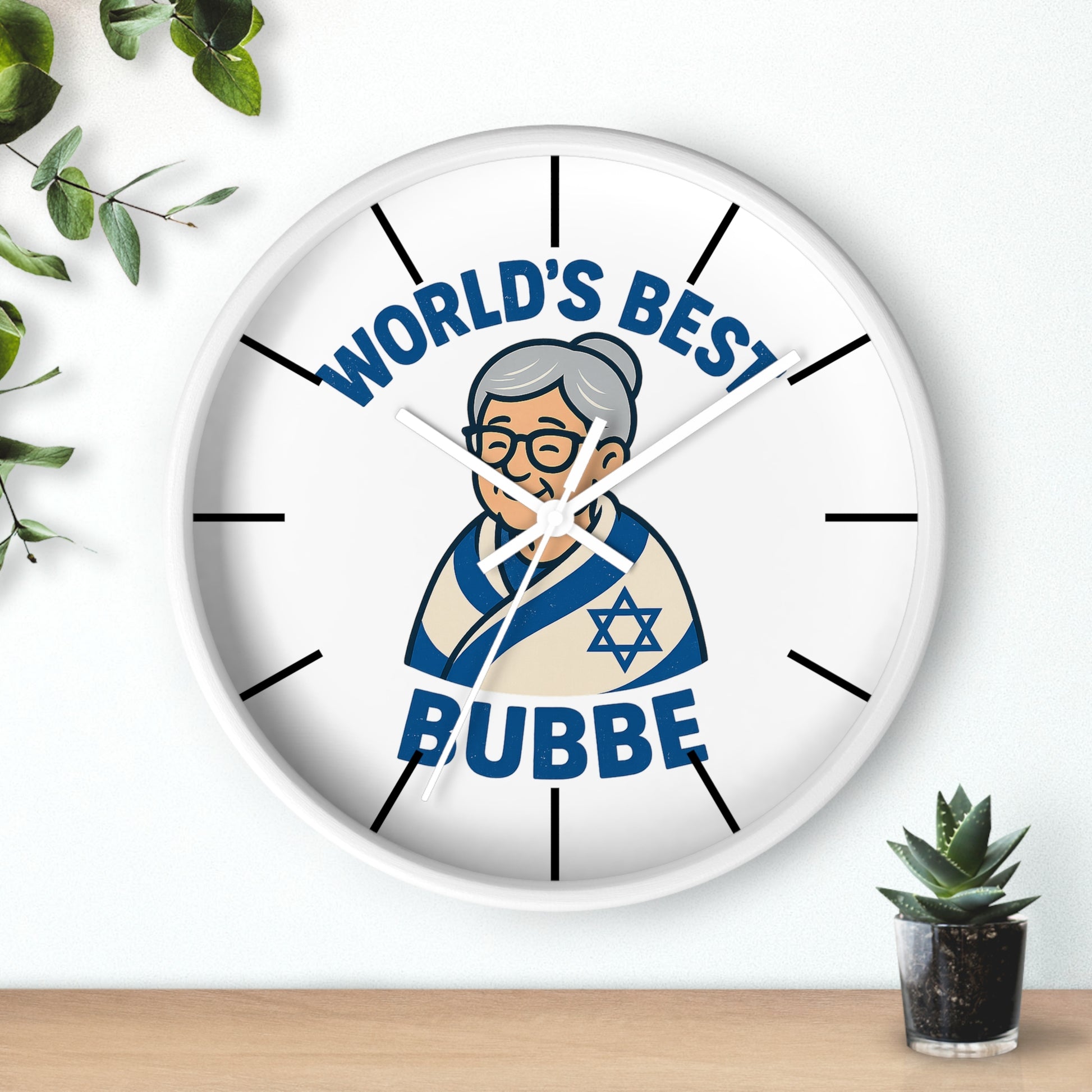 Best Bubbe Wall Clock - American Zionist