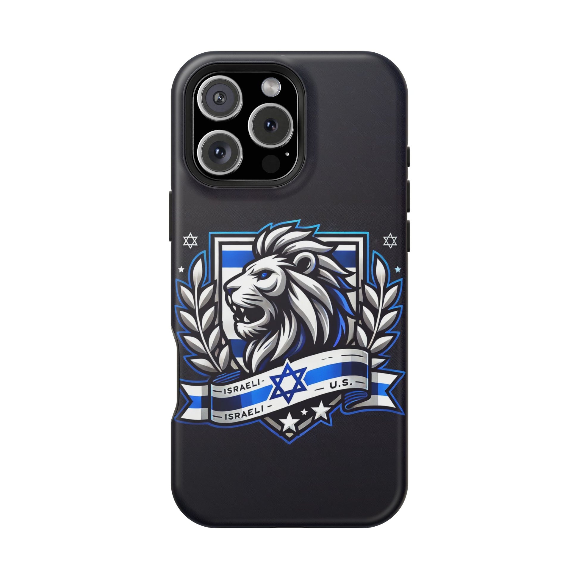 Lion of Judah Crest Magnetic Tough Cases - American Zionist