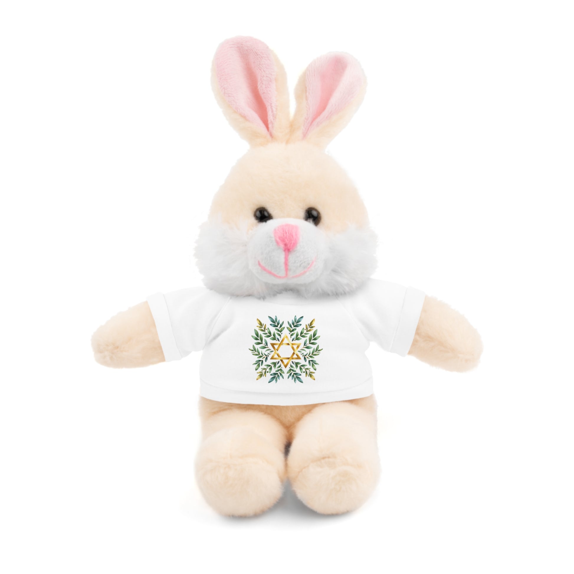 Star Of David Wreath Stuffed Animals with Tee - American Zionist