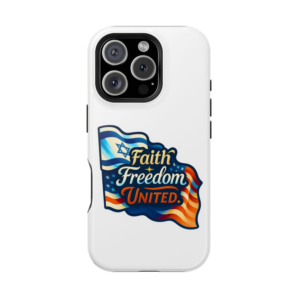 Faith Freedom United Magnetic Tough Cases - American Zionist