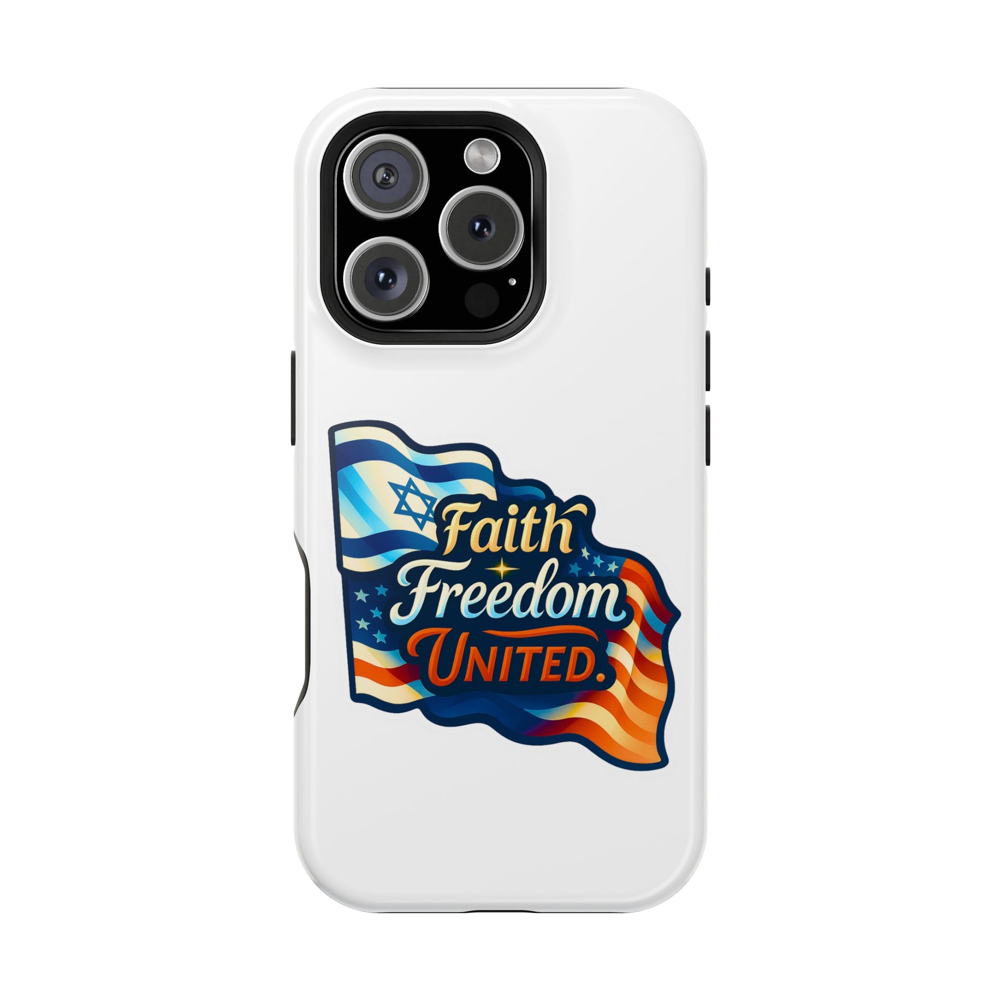Faith Freedom United Magnetic Tough Cases - American Zionist