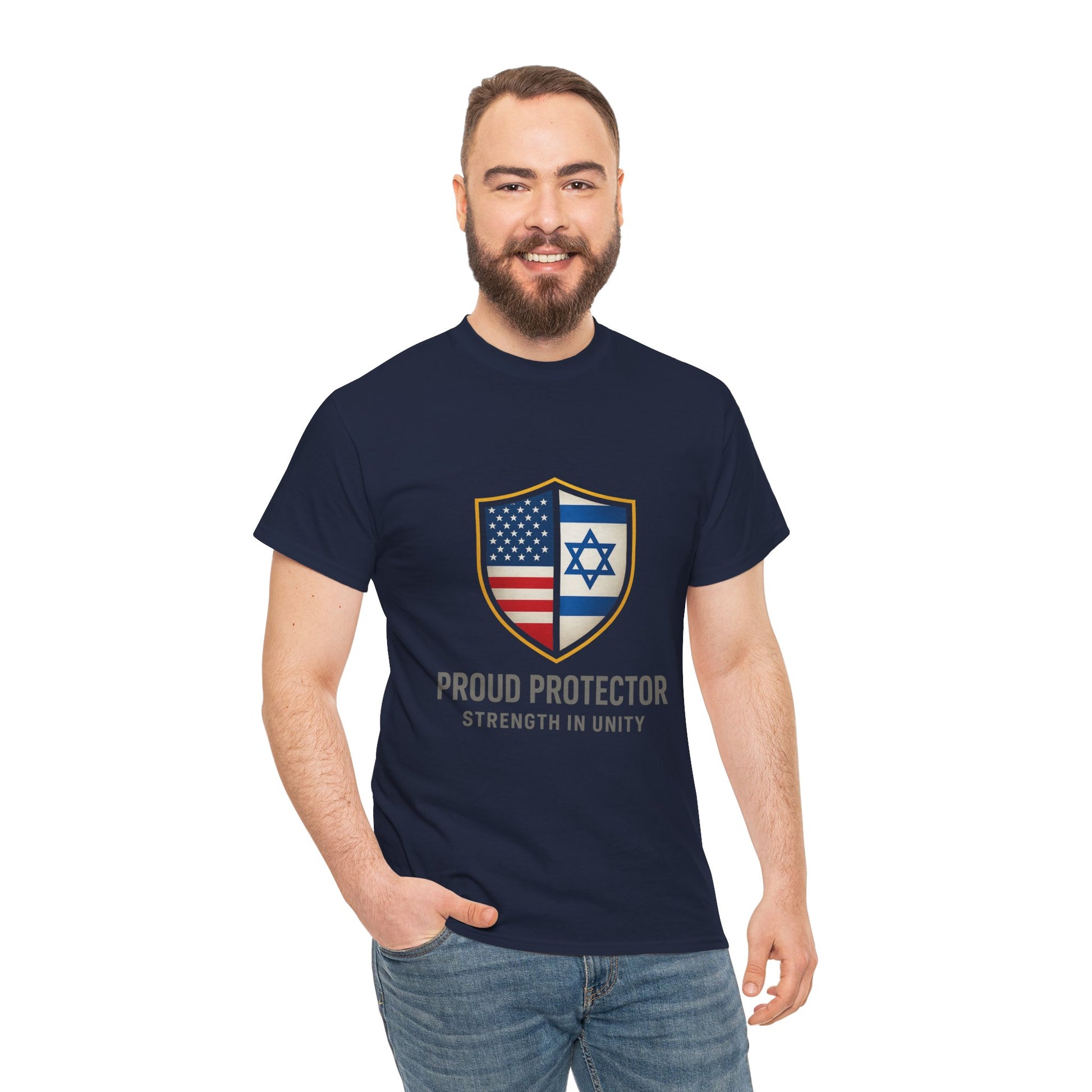 Proud Protector Unisex Heavy Cotton Tee - American Zionist
