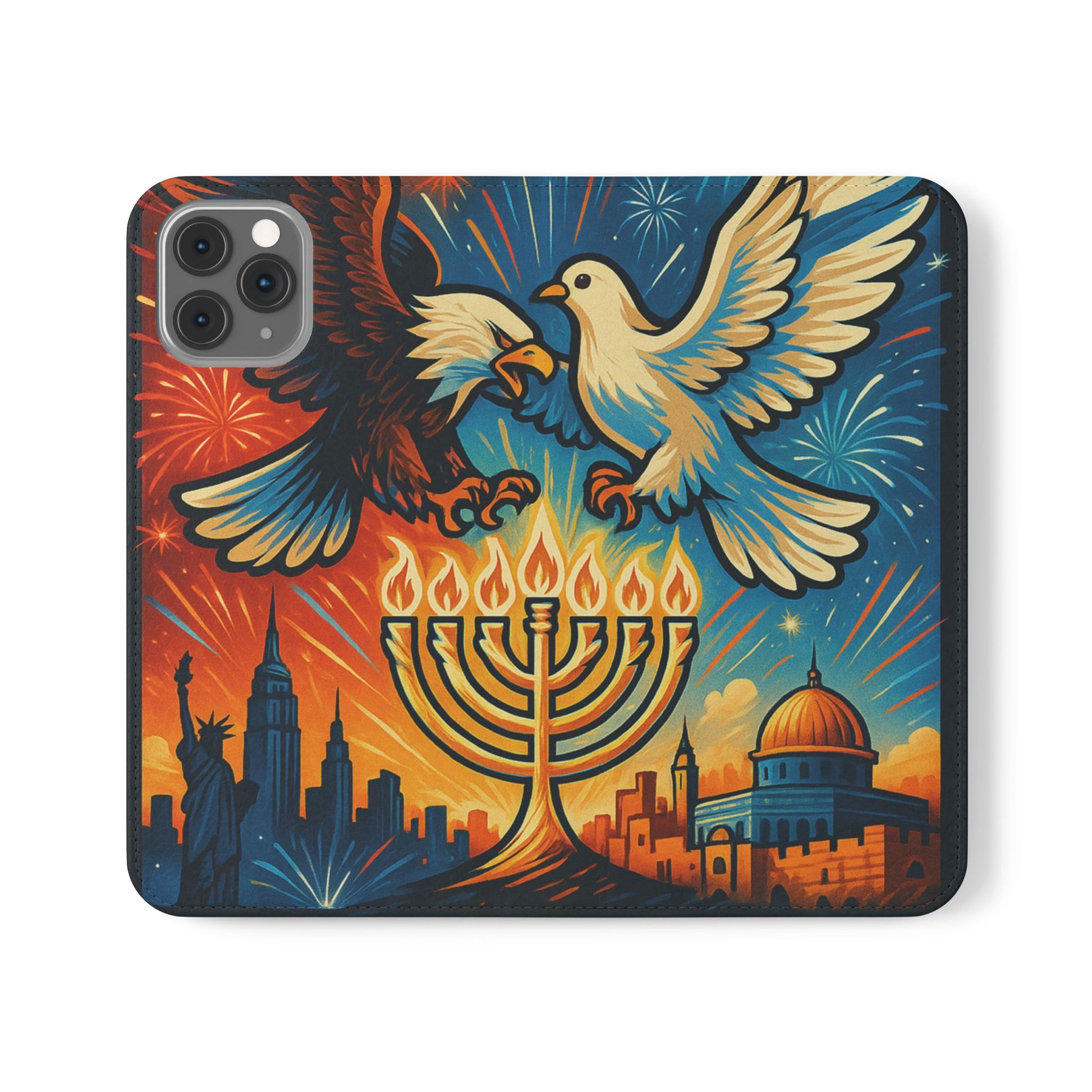 Red White and Blue Flip Cases - American Zionist