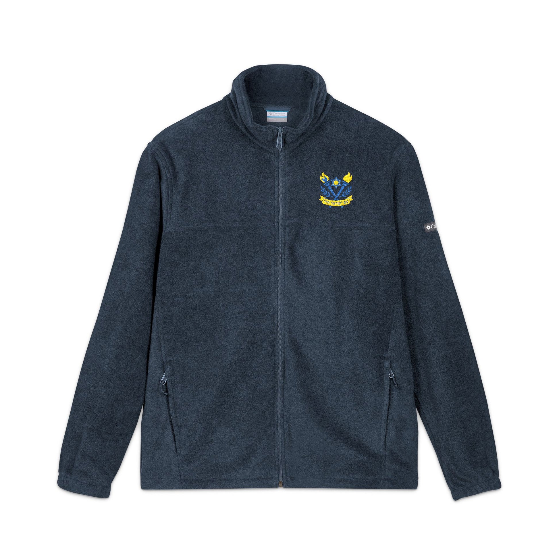 Torches Of Chai Unisex Columbia Fleece Jacket (Embroidery) - American Zionist