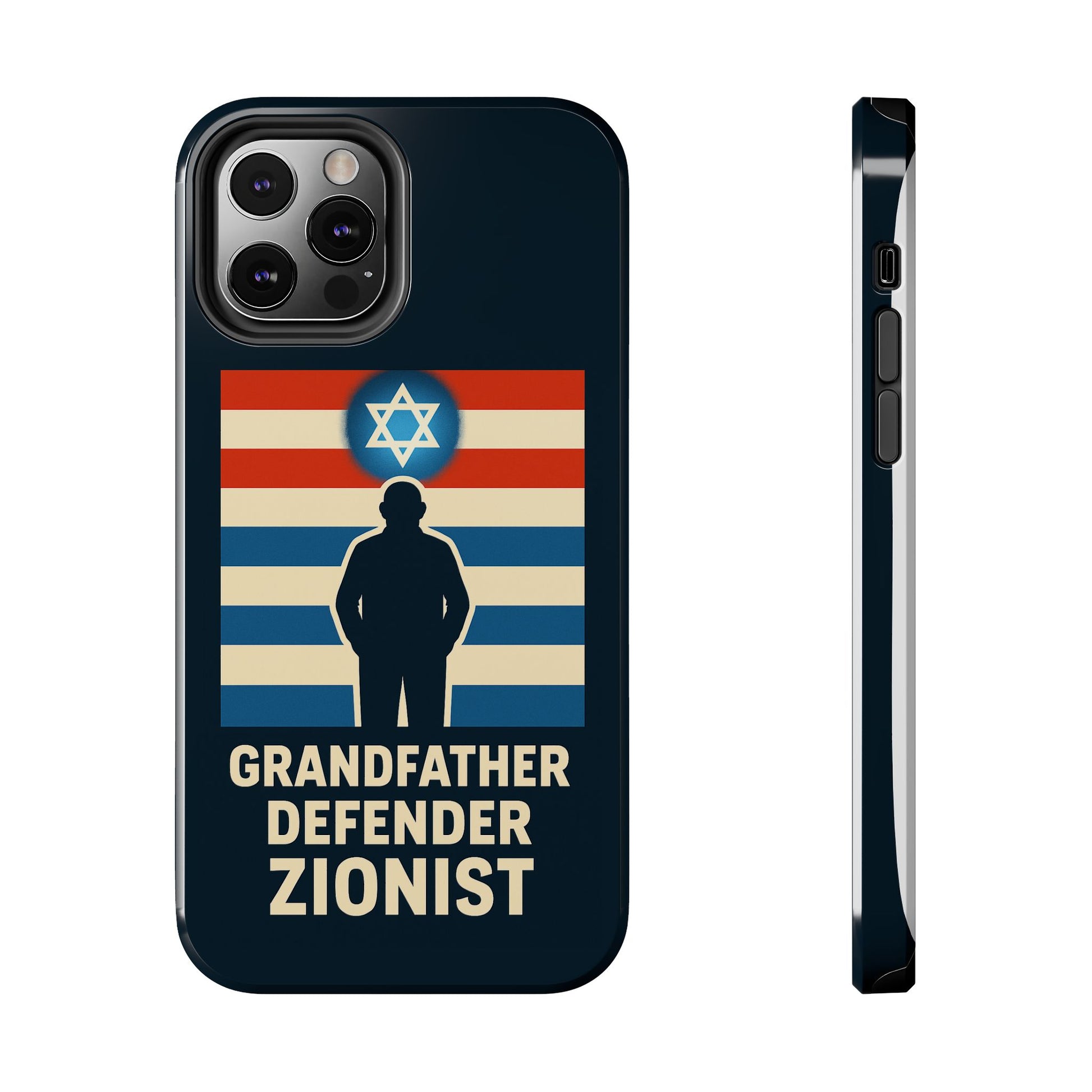 Grandfather Zionist Tough Phone Cases - American Zionist