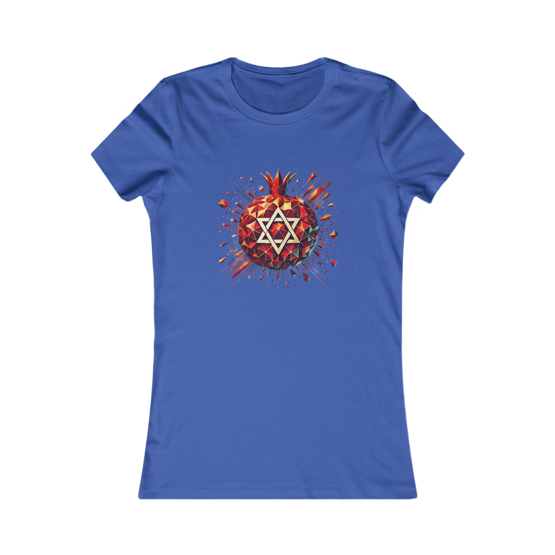 Pomegranate Star of David Women's Favorite Tee - American Zionist