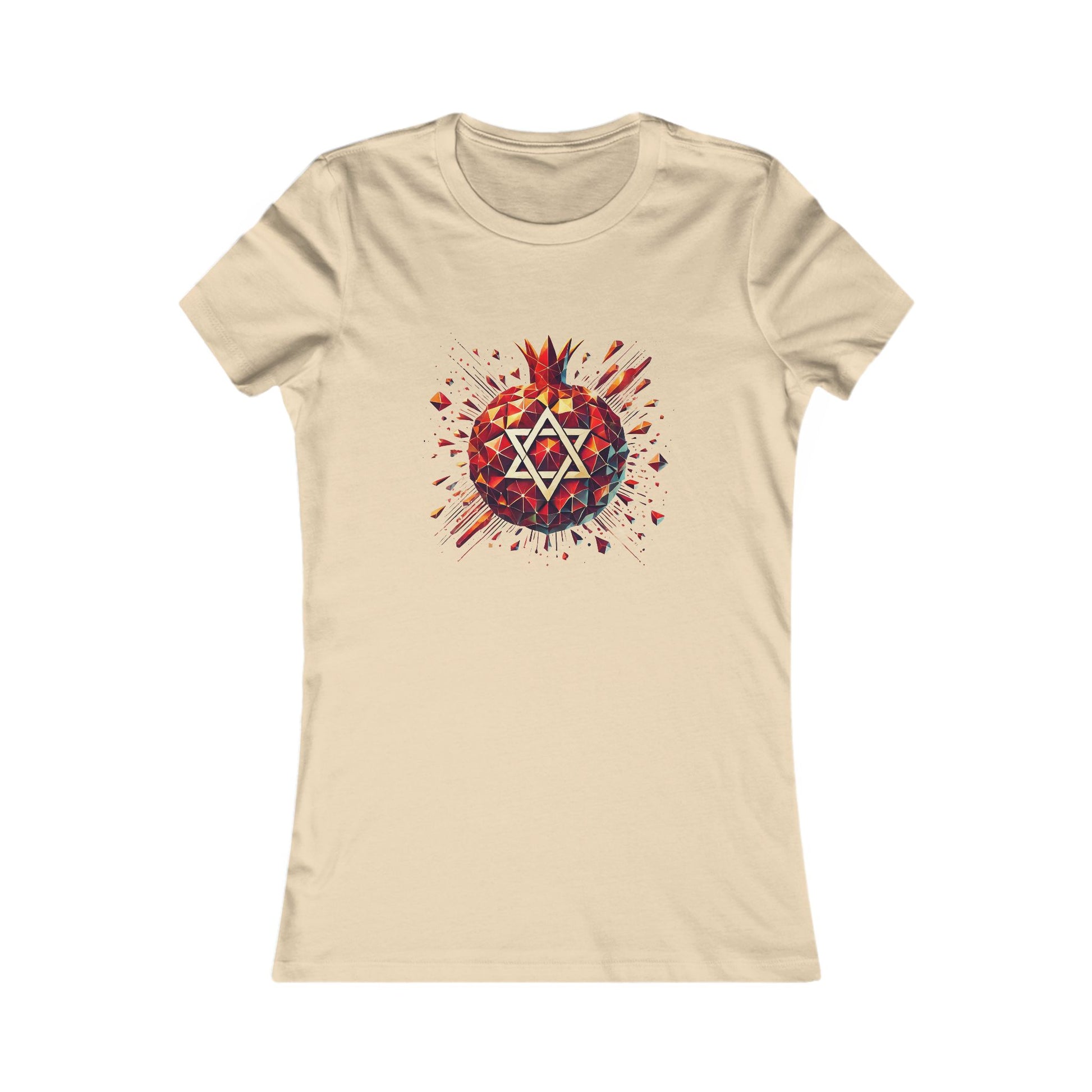 Pomegranate Star of David Women's Favorite Tee - American Zionist