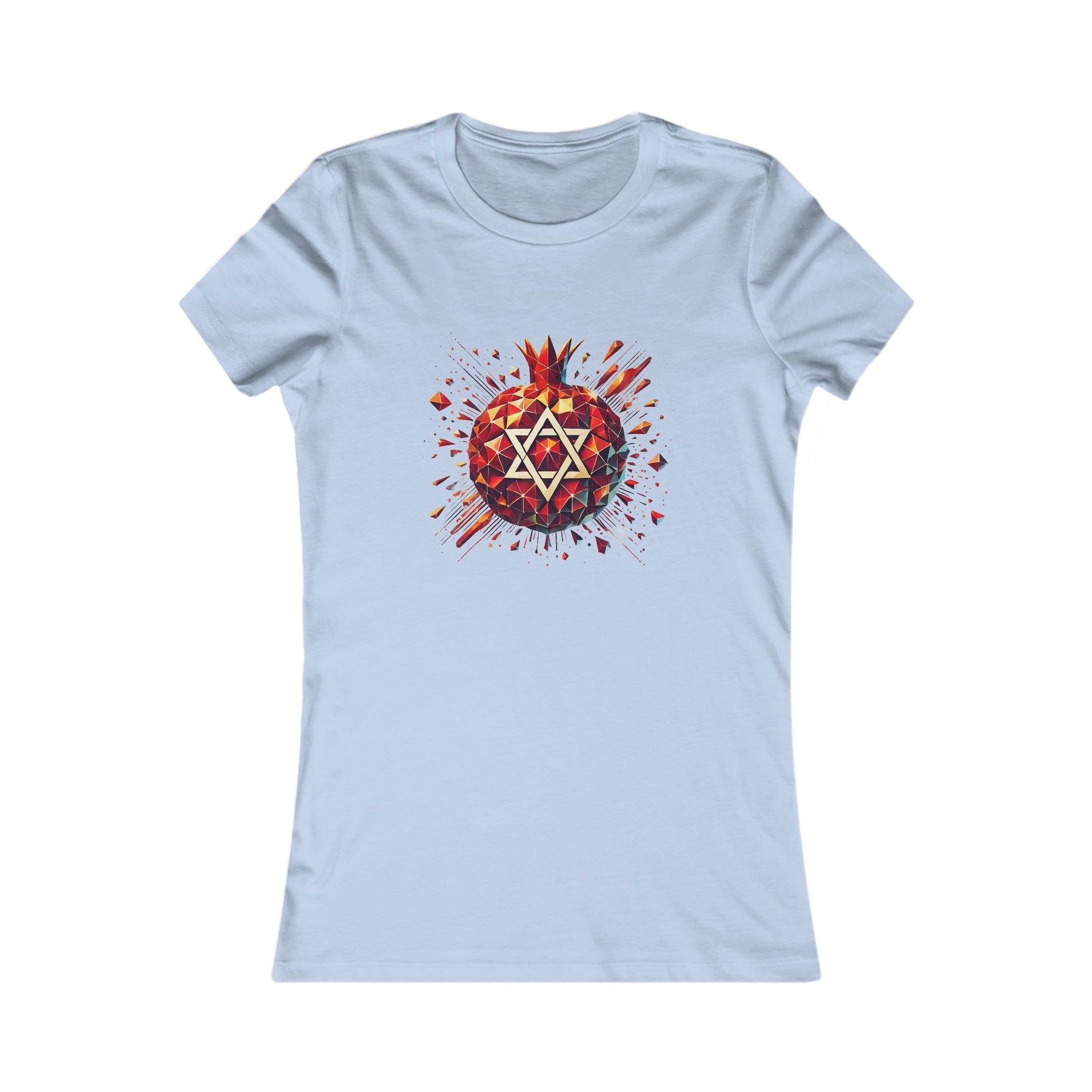 Pomegranate Star of David Women's Favorite Tee - American Zionist