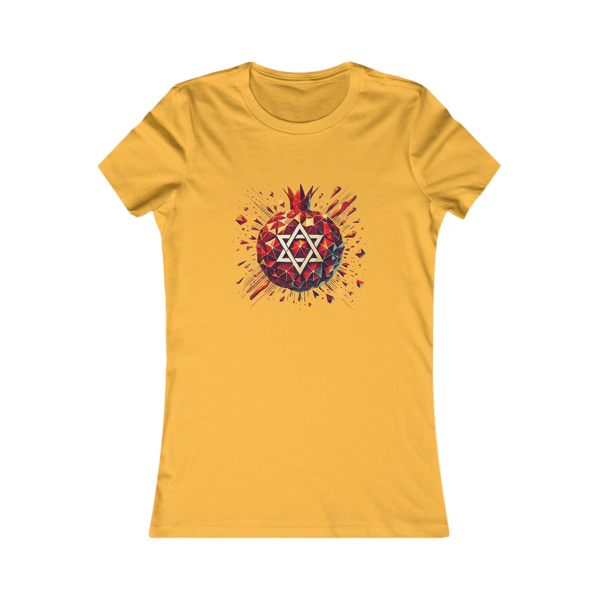 Pomegranate Star of David Women's Favorite Tee - American Zionist