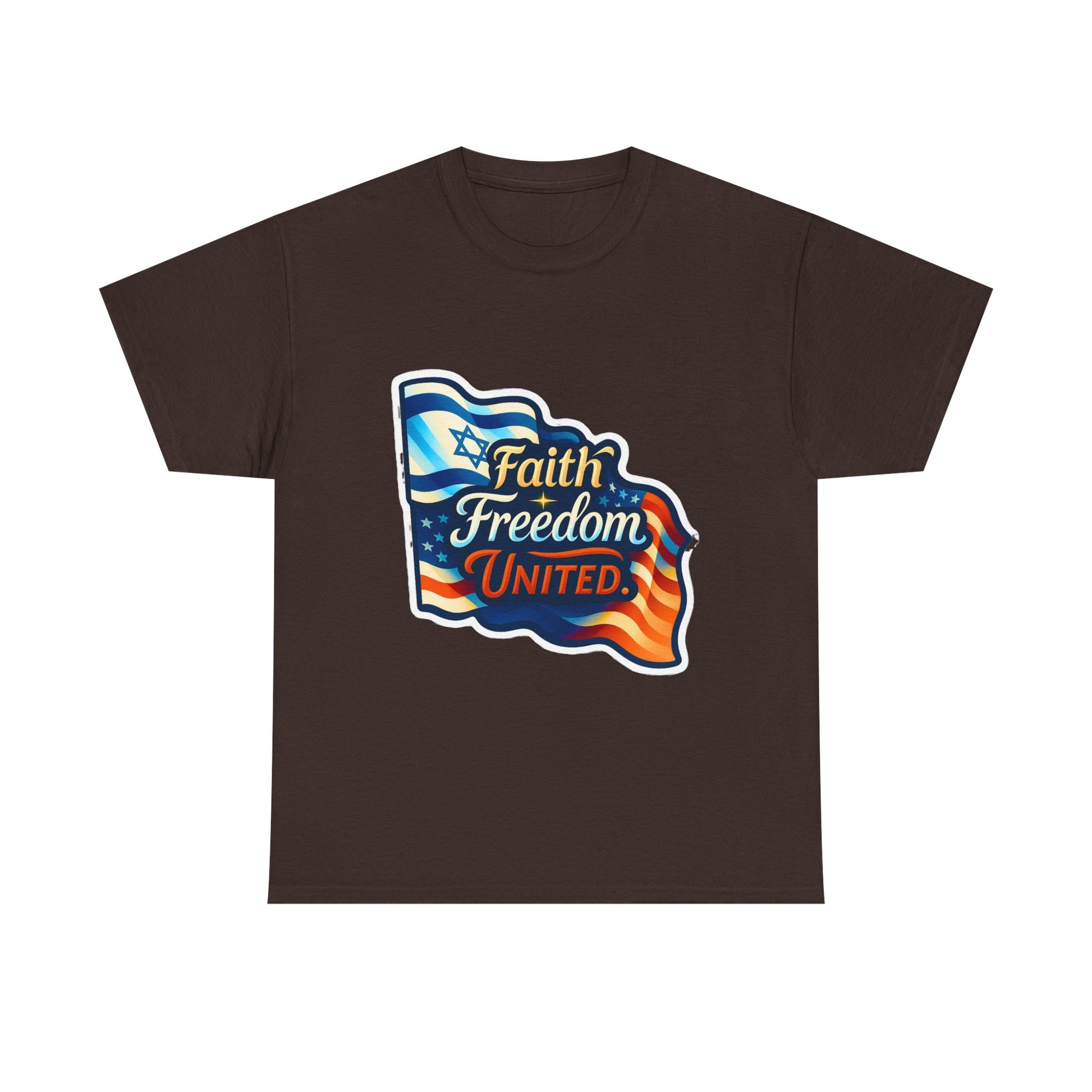 Faith Freedom United Unisex Heavy Cotton Tee - American Zionist