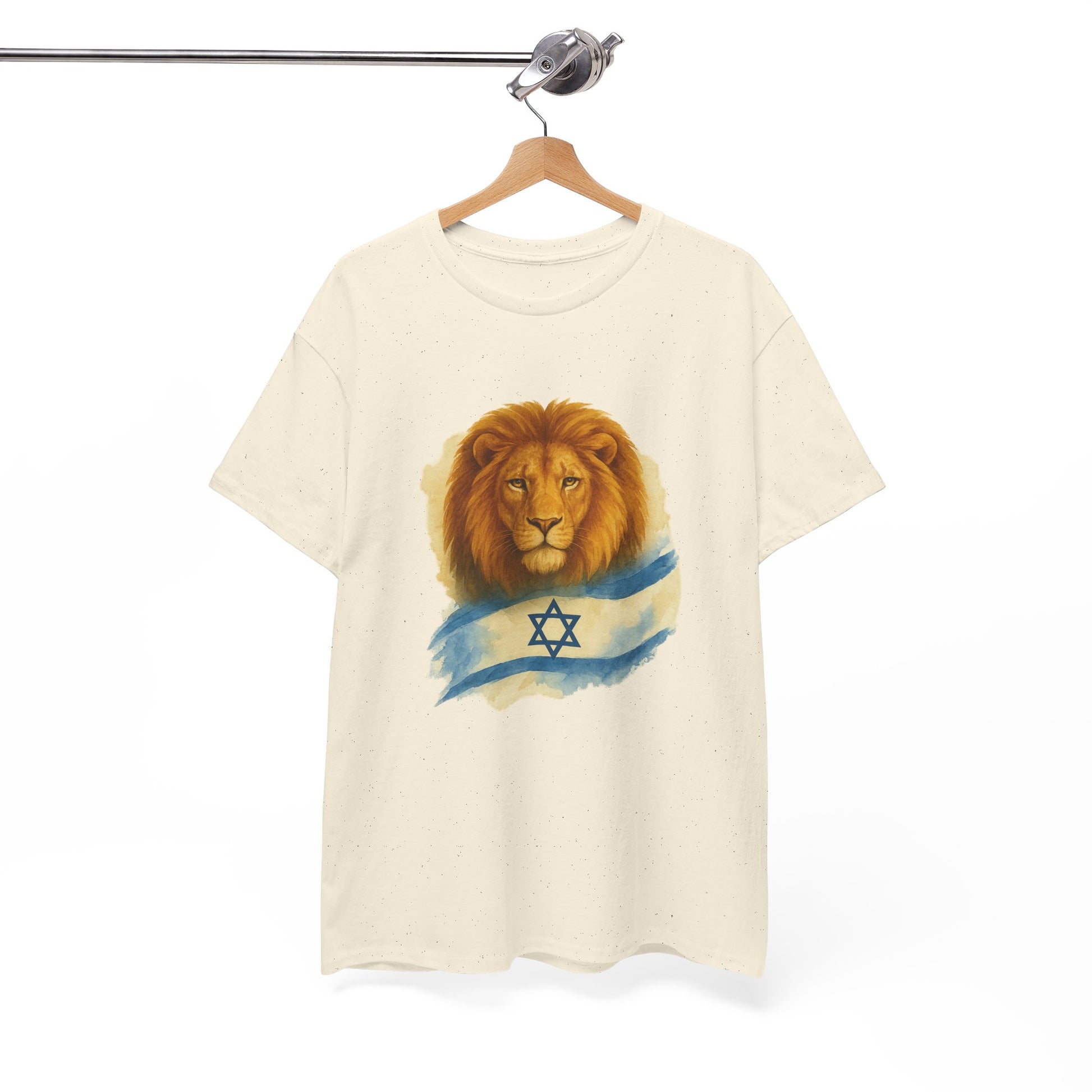 Lion Of Israel Unisex Heavy Cotton Tee - American Zionist