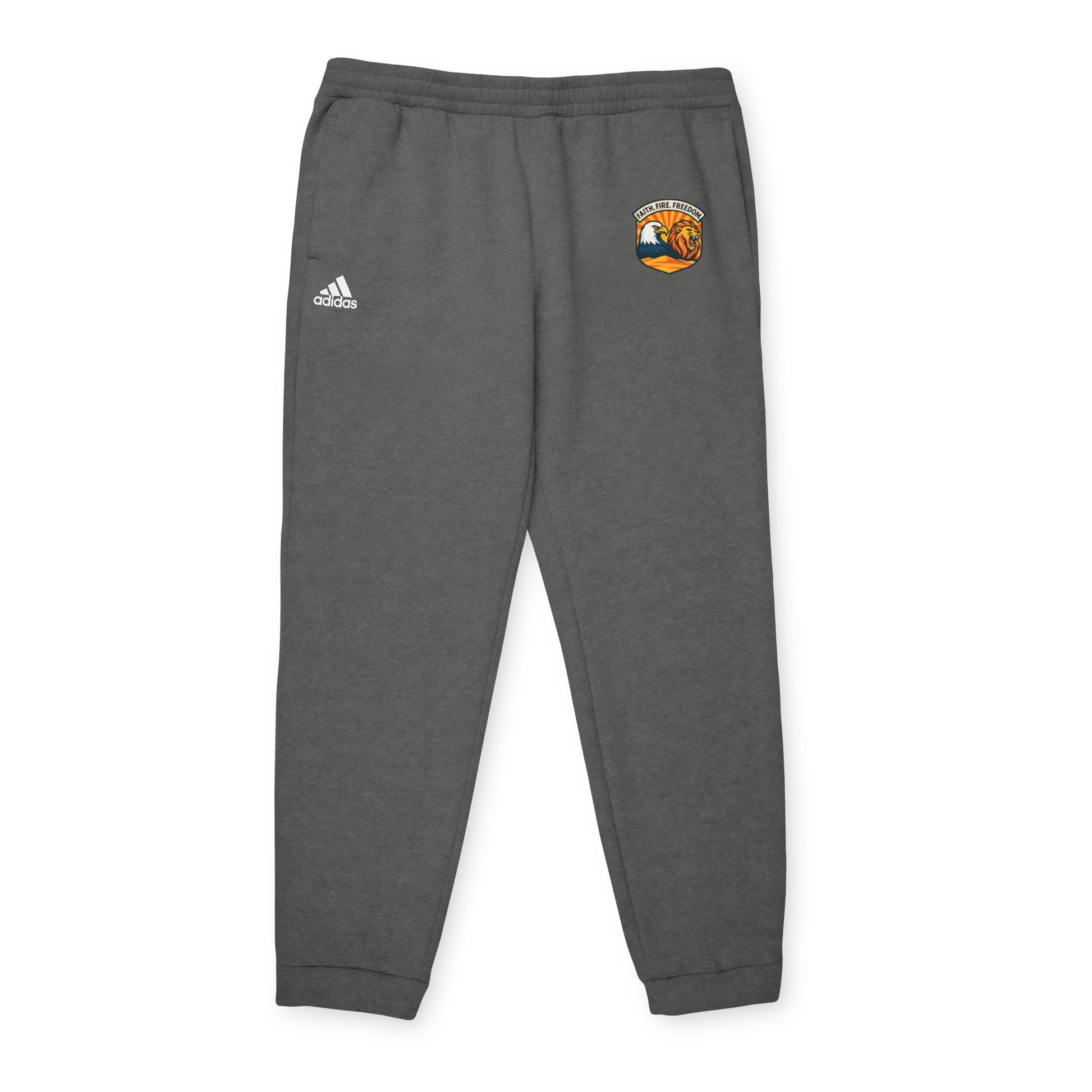 Lions Eagles Rise Adidas Unisex Fleece Joggers - American Zionist