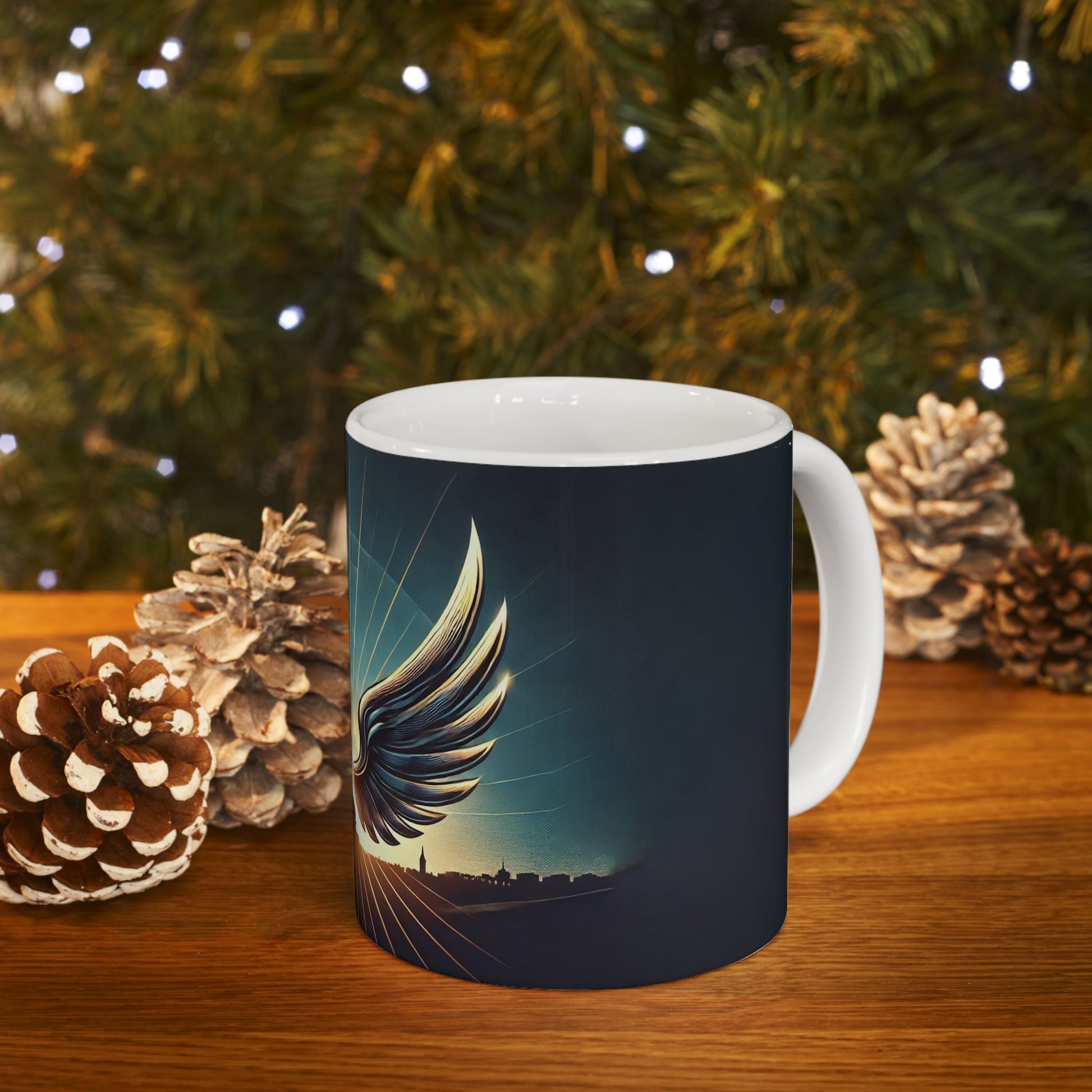 Sunrise Wings Ceramic Mug 11oz, 150z - American Zionist