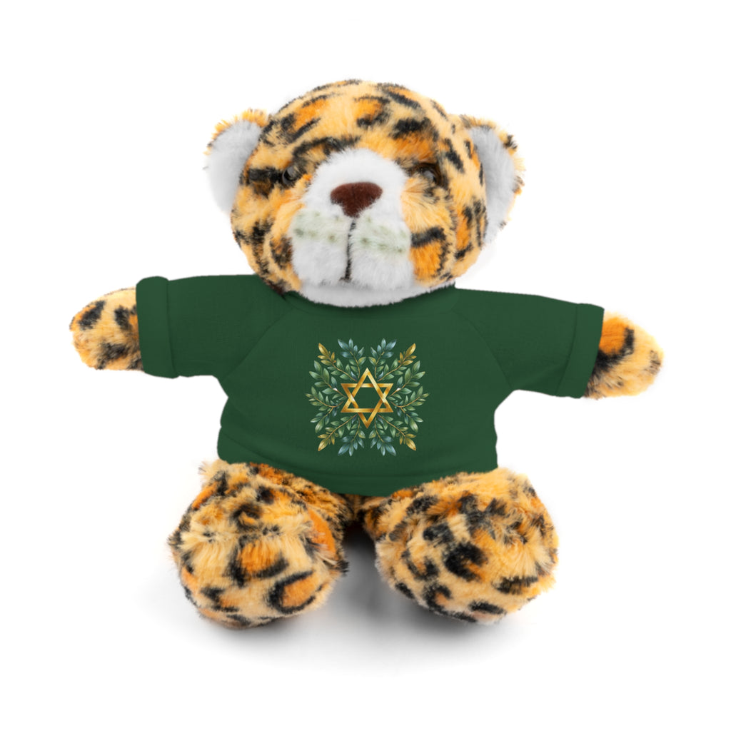 Star Of David Wreath Stuffed Animals with Tee - American Zionist