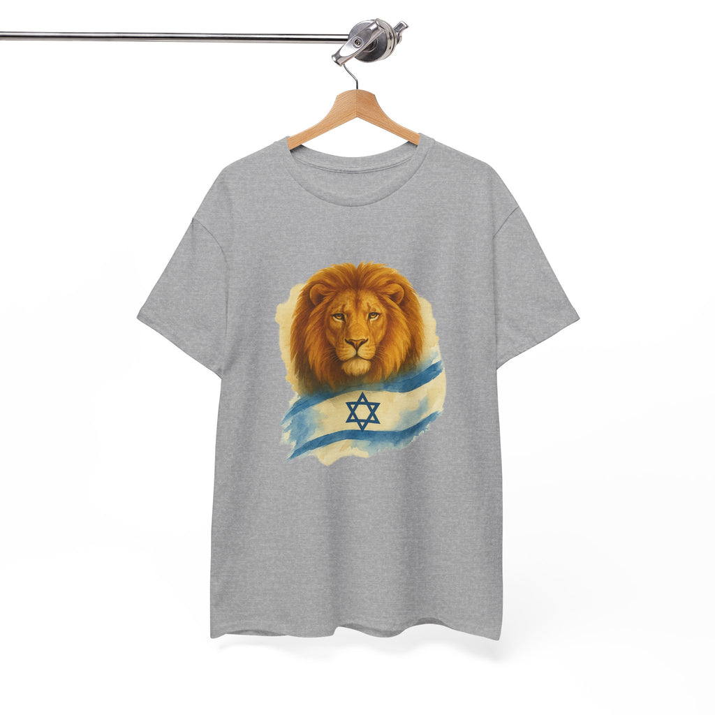 Lion Of Israel Unisex Heavy Cotton Tee - American Zionist