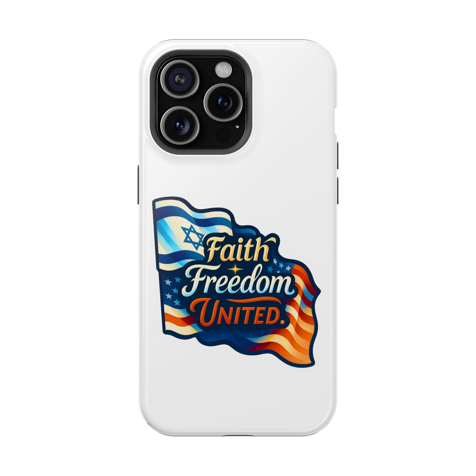 Faith Freedom United Magnetic Tough Cases - American Zionist