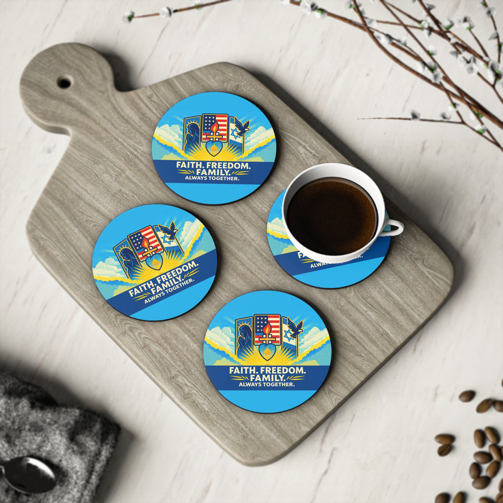 Guided by Faith's Flame Coasters - American Zionist