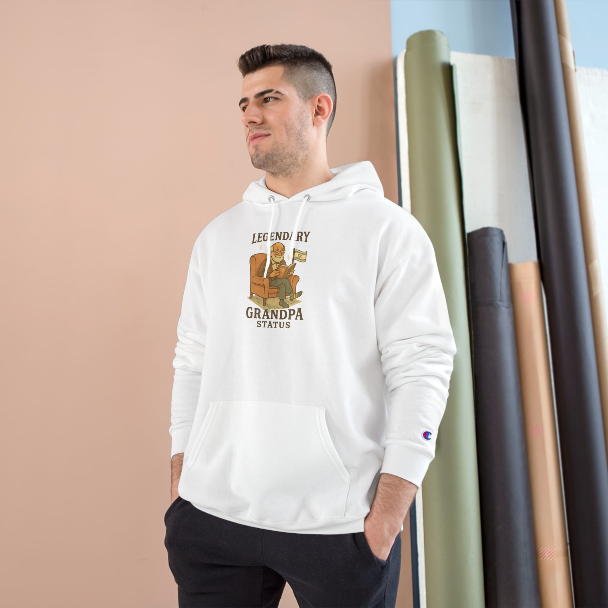Legendary Grandpa Champion Hoodie - American Zionist