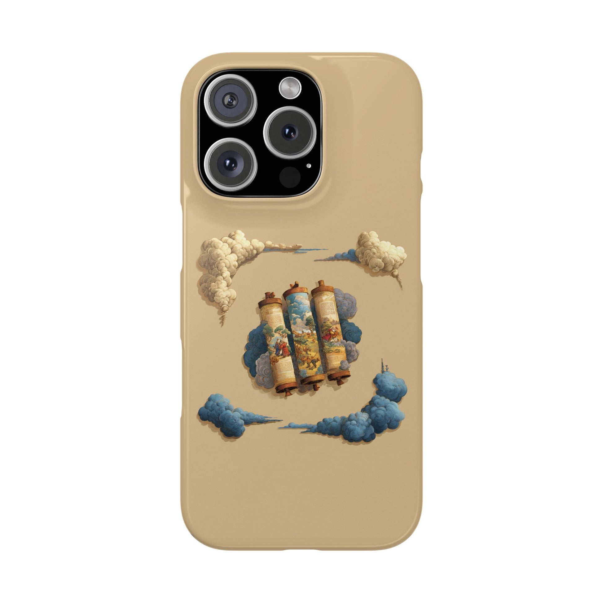 Cloudy Scroll of Moses Slim Phone Cases - American Zionist