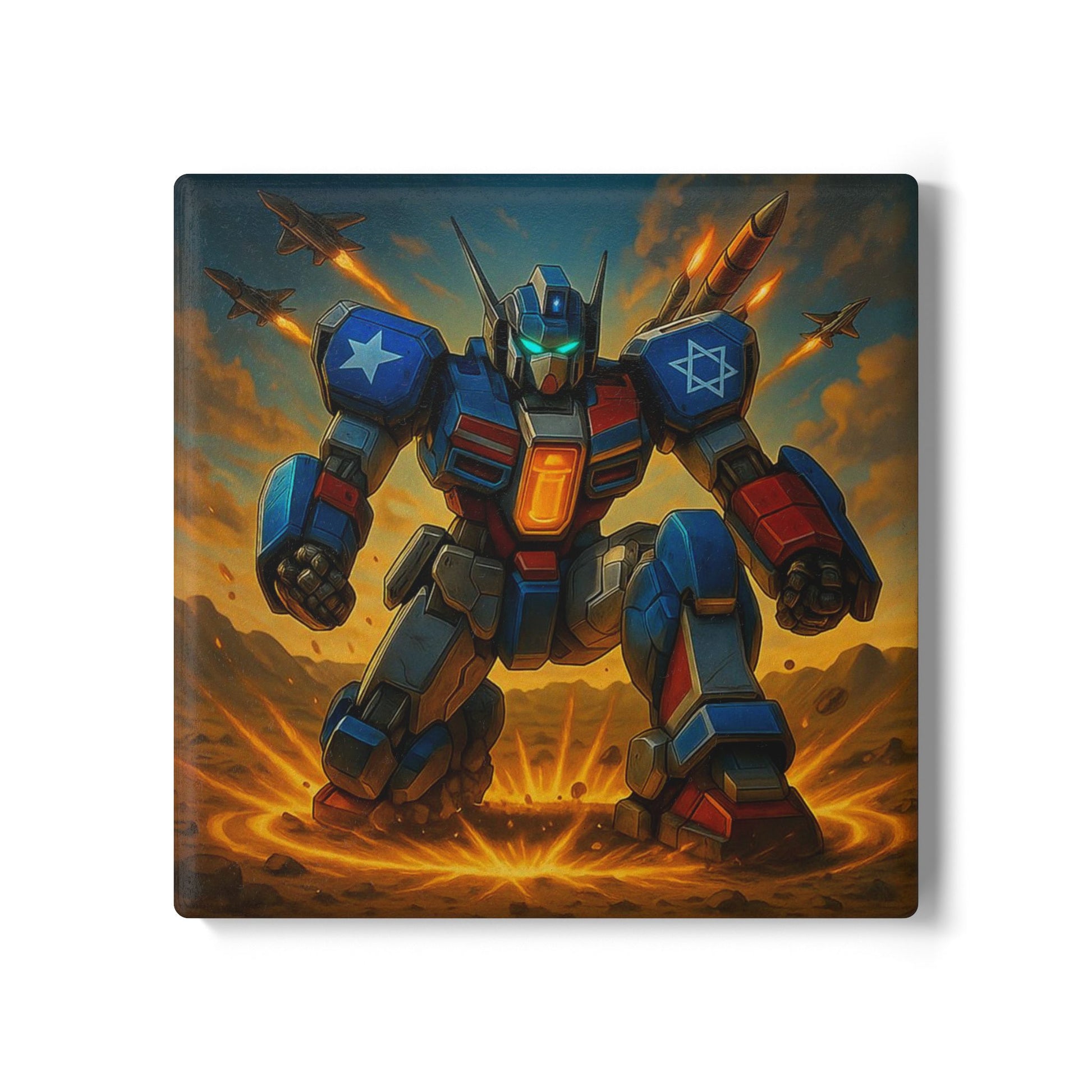 Zion Prime Ceramic Coaster - American Zionist