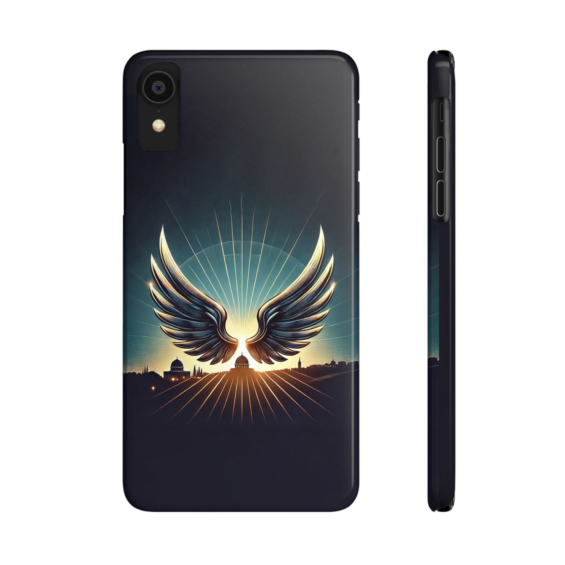 Sunset Wings Slim Phone Cases - American Zionist