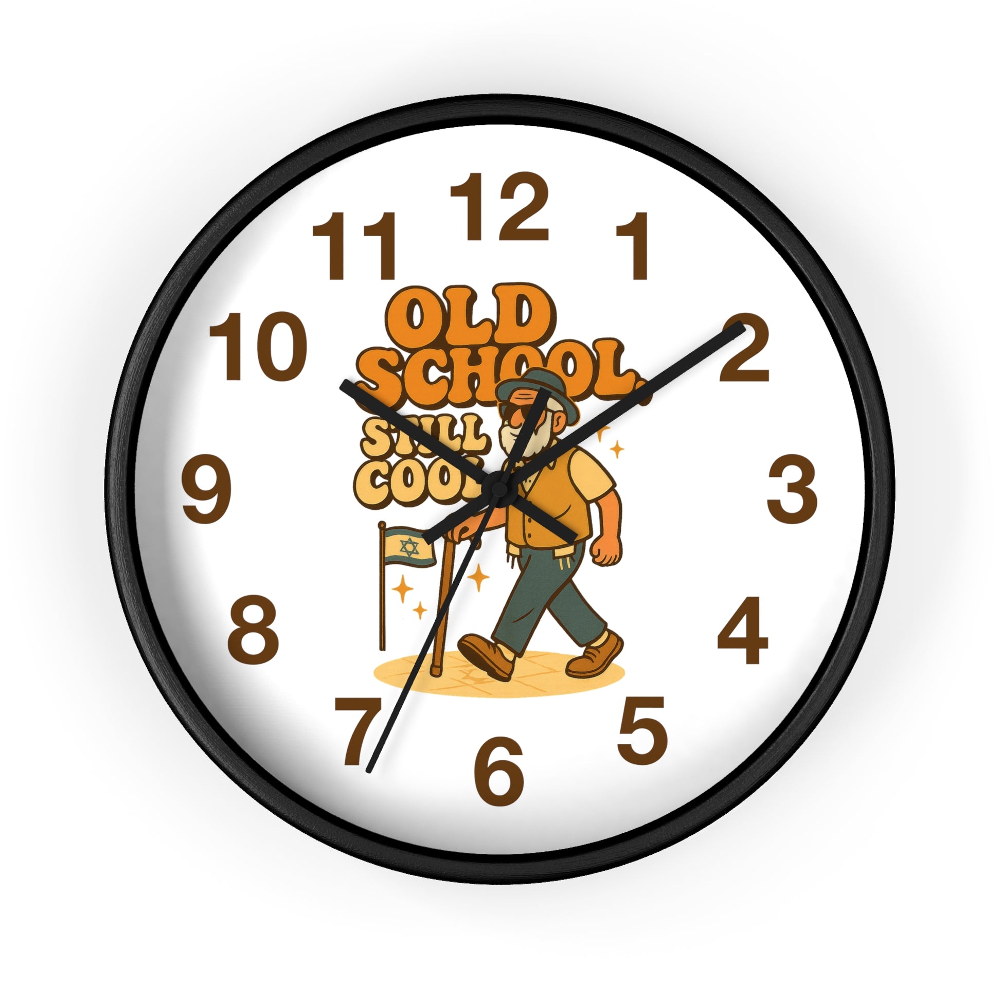 Old School Grandpa Wall Clock - American Zionist