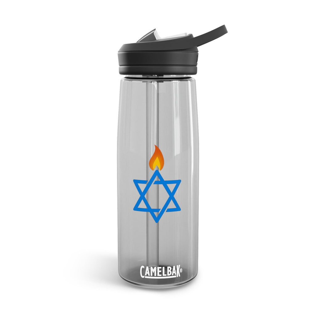 Fire Stars Of David Water Bottle, 20oz\25oz - American Zionist