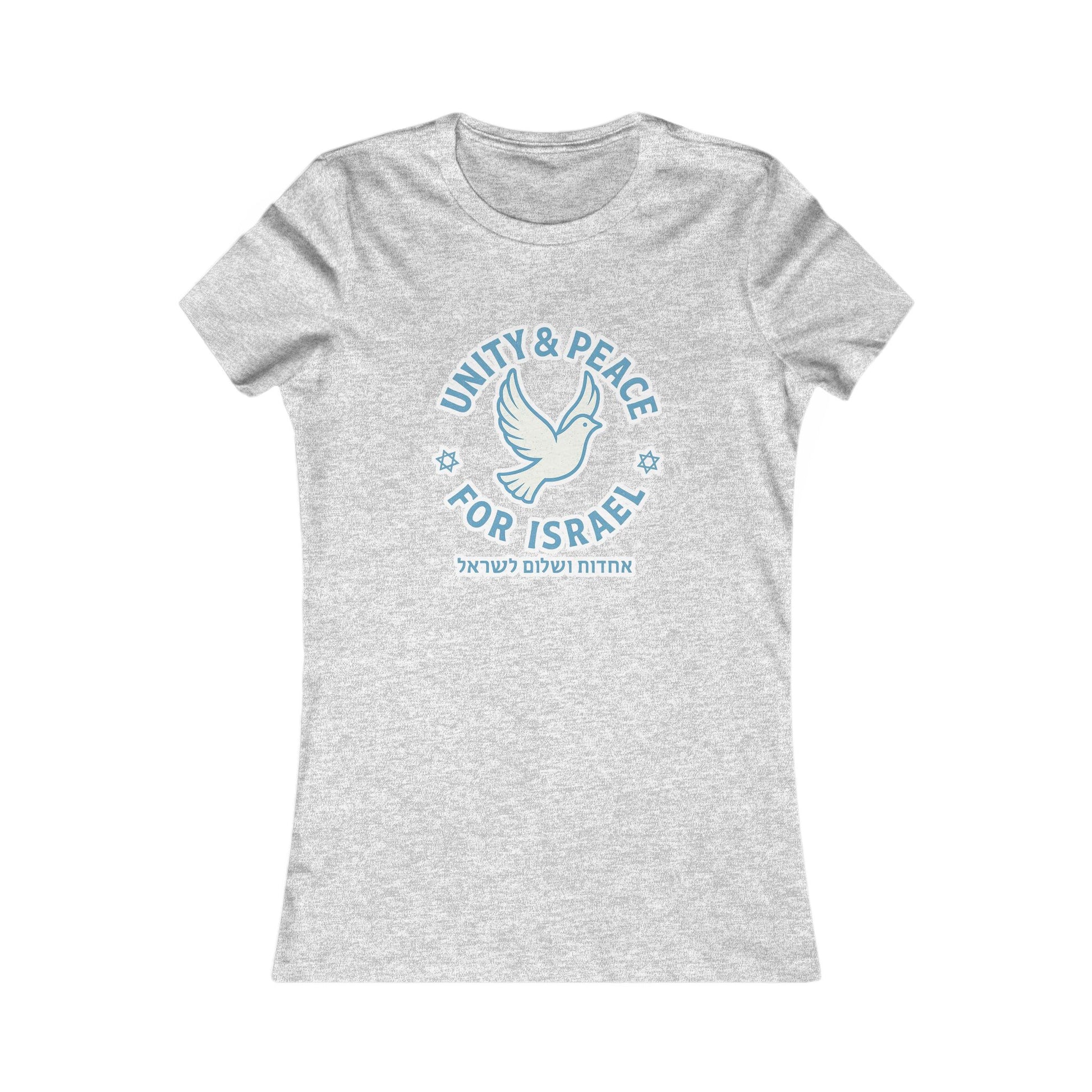 Unity Peace For Israel Women's Favorite Tee - American Zionist