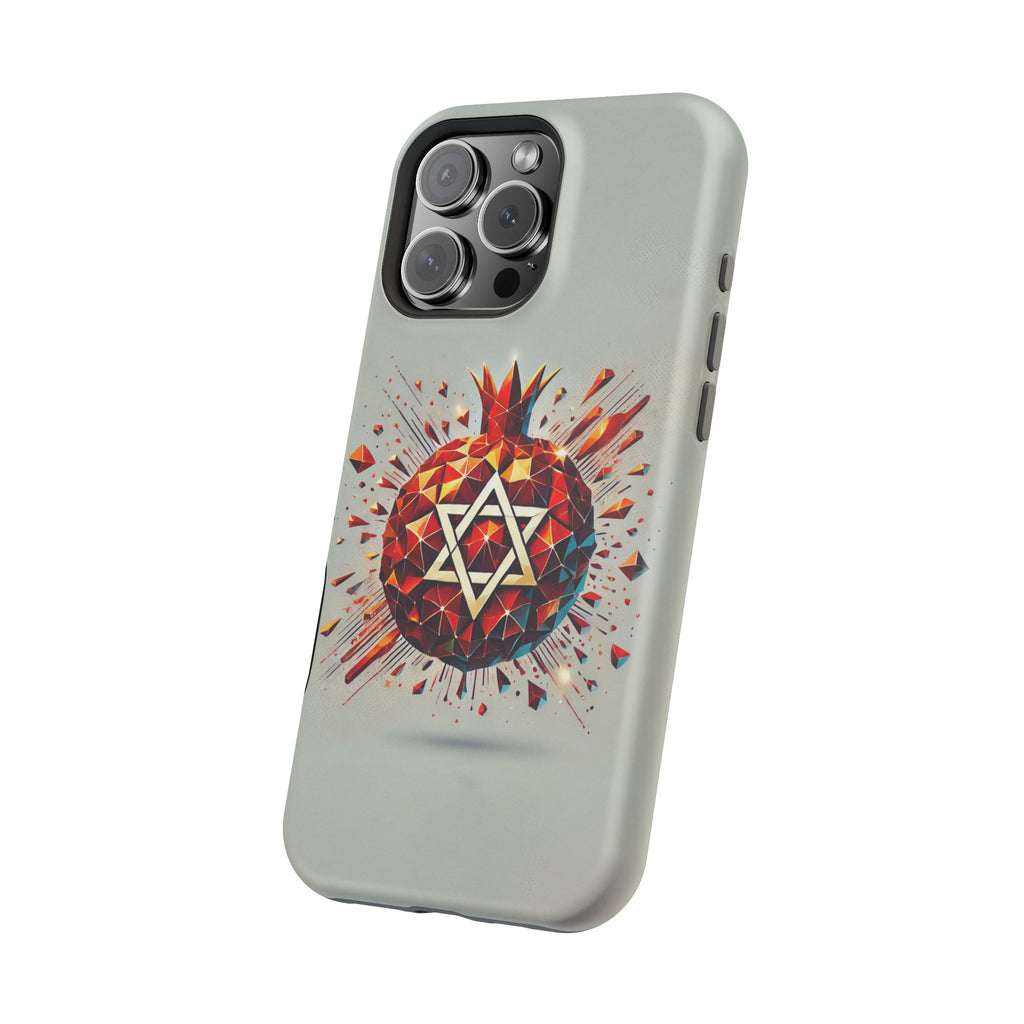 Pomegranate Star of David Magnetic Tough Cases - American Zionist