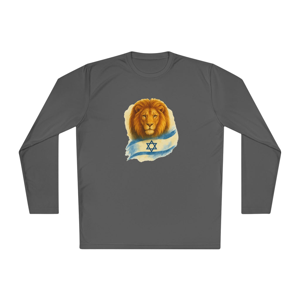 Lion Of Israel Unisex Lightweight Long Sleeve Tee - American Zionist