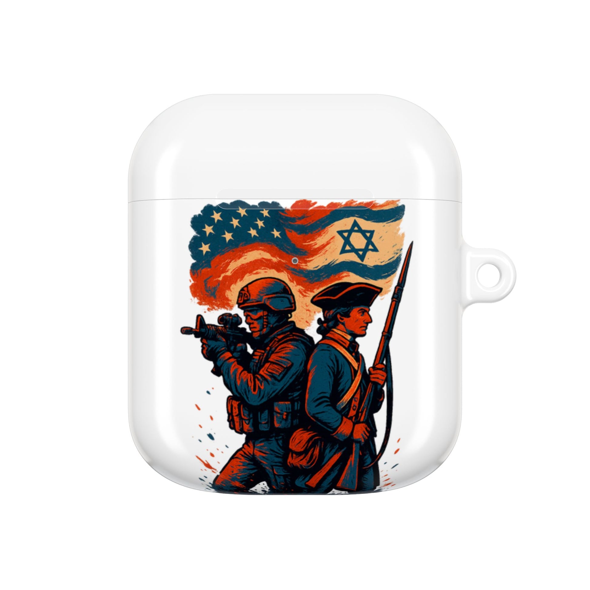 Defenders Across Generations AirPod Cases - American Zionist