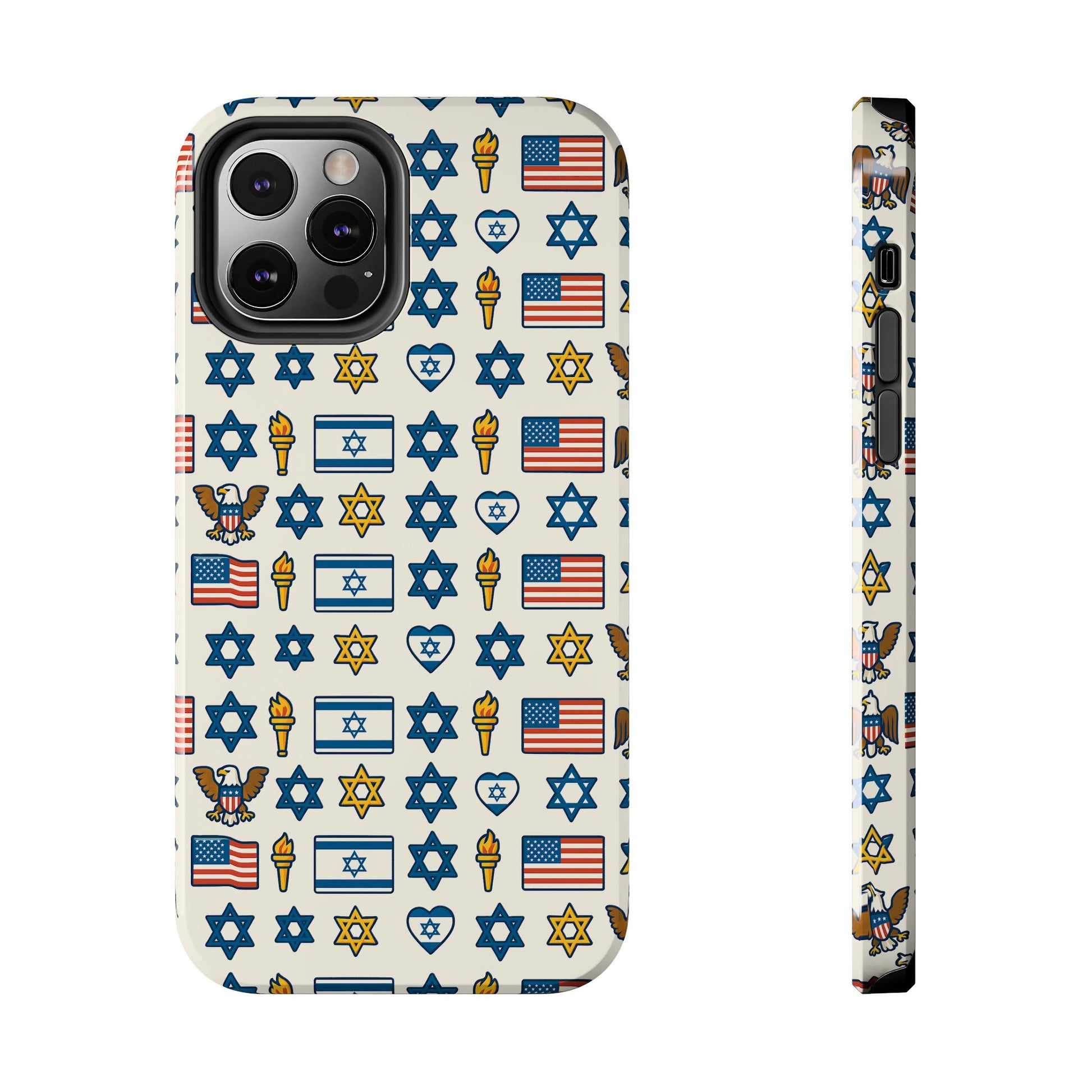 Symbol Of Shared Freedom Tough Phone Cases - American Zionist