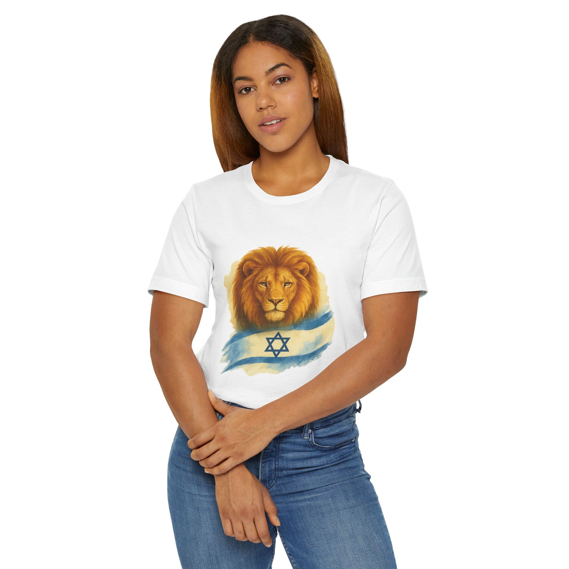 Lion Of Israel Unisex Jersey T-Shirt - American Zionist