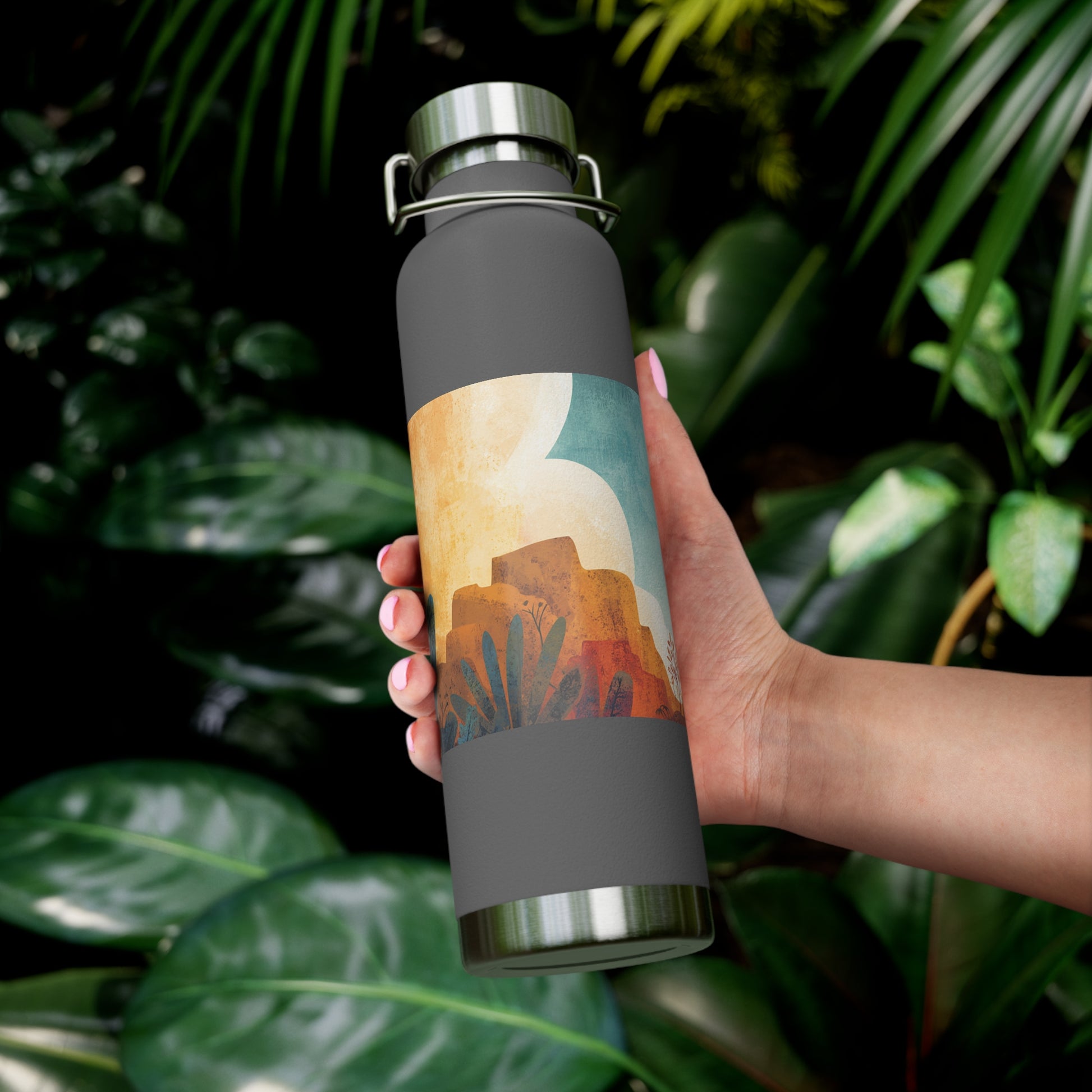 Jerusalem Adventurer Copper Vacuum Insulated Bottle, 22oz - American Zionist