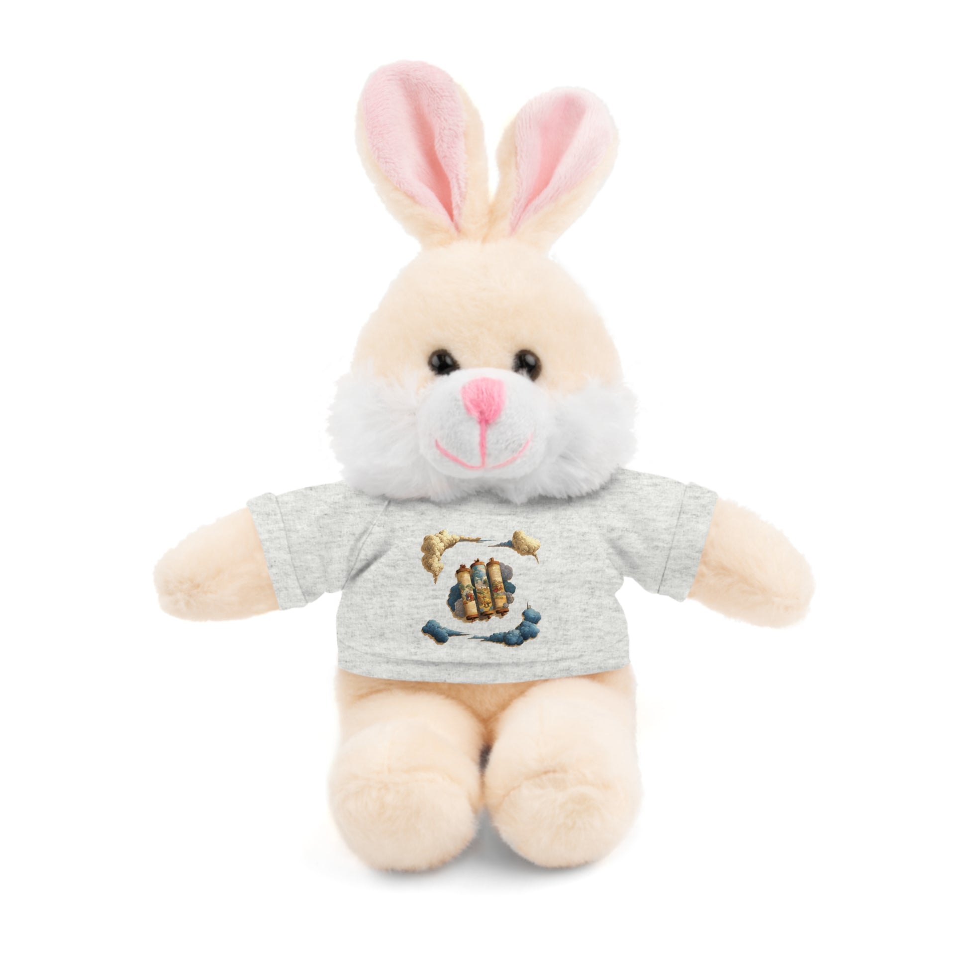 Cloudy Scroll Of Moses Stuffed Animals with Tee - American Zionist