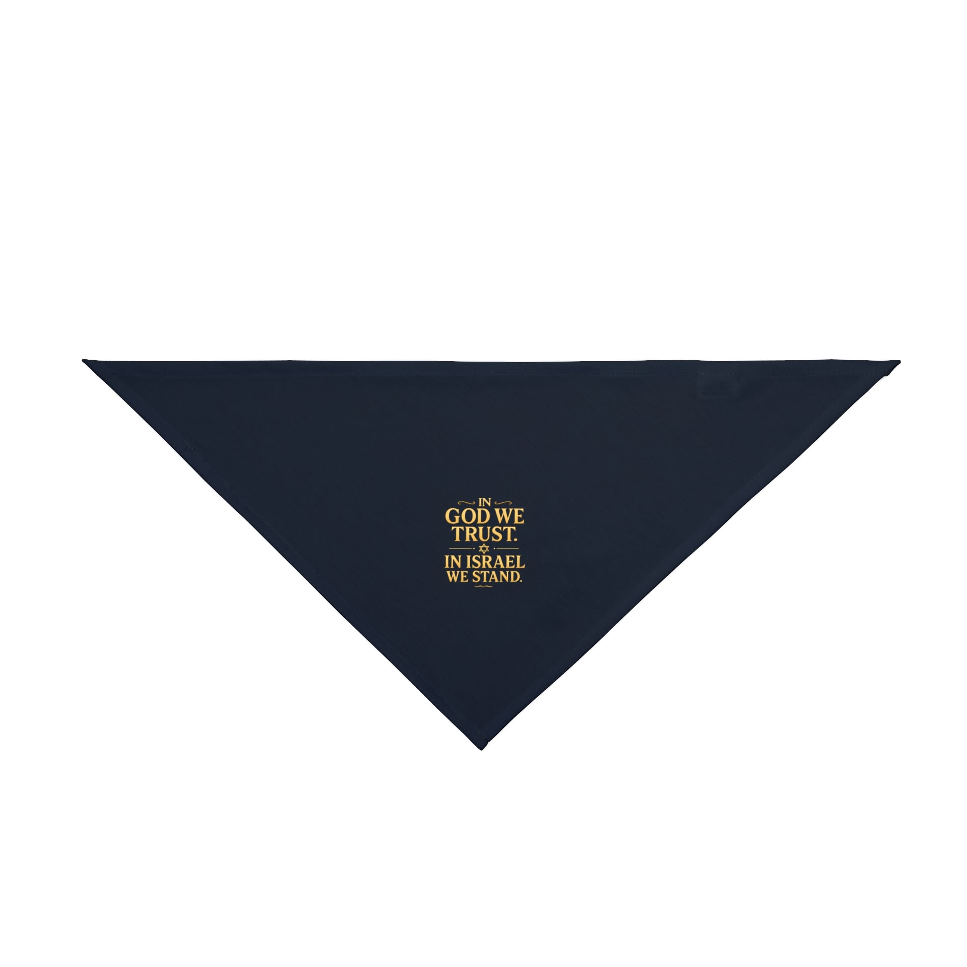 In God With Israel Pet Bandana - American Zionist