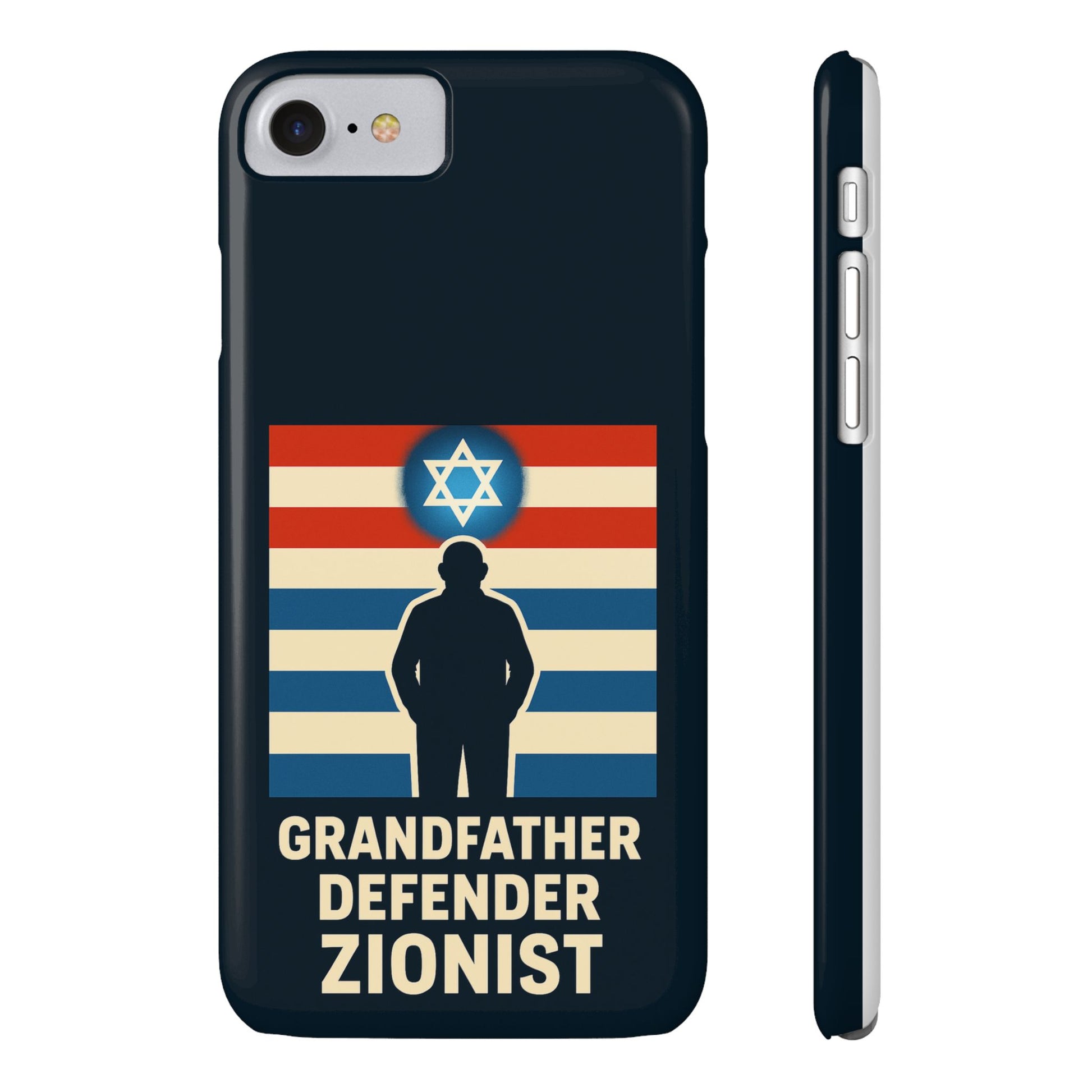 Grandfather Zionist Slim Phone Cases - American Zionist
