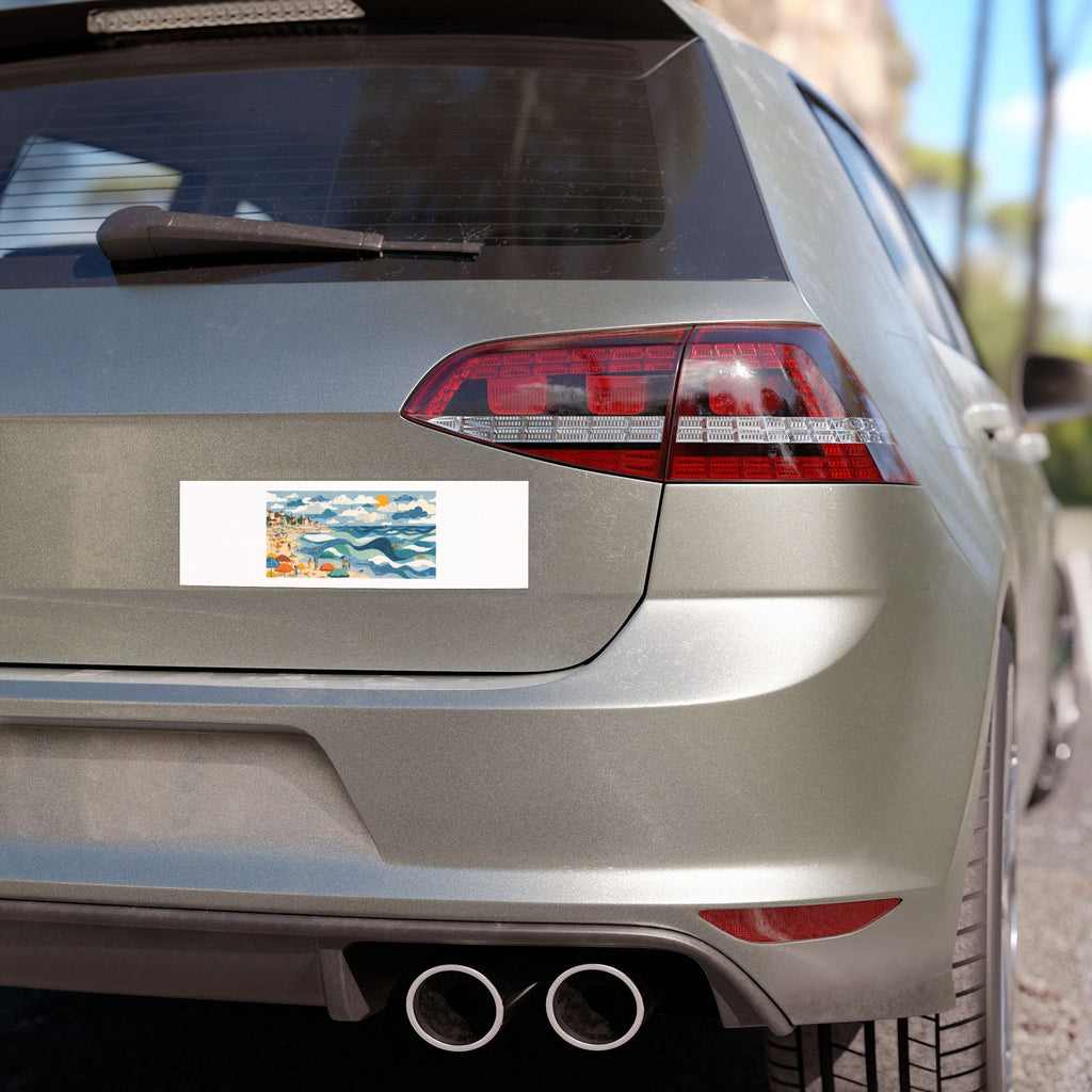 Tel Aviv Beach Car Magnets - American Zionist